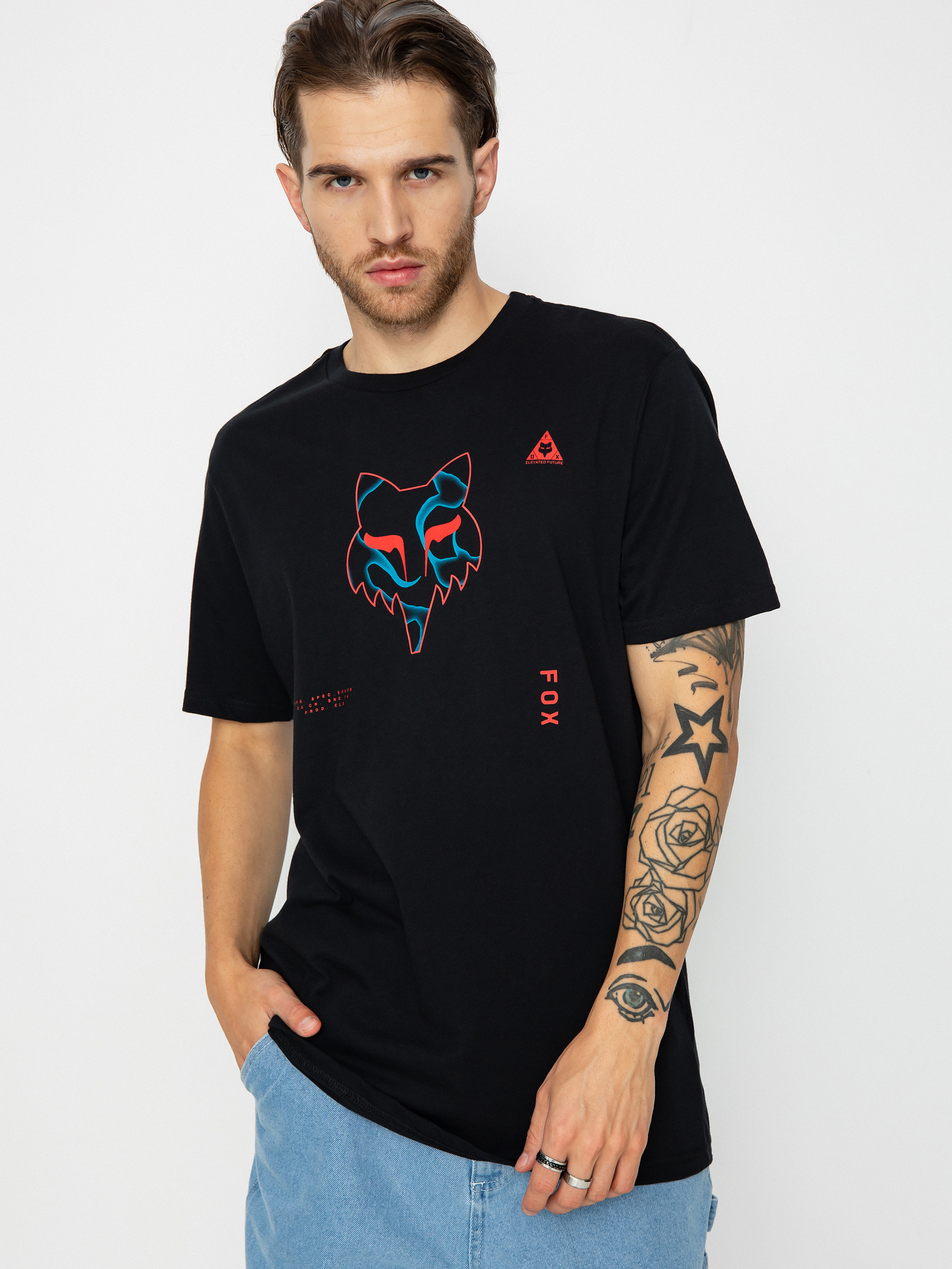 T-shirt Fox Withered (black)