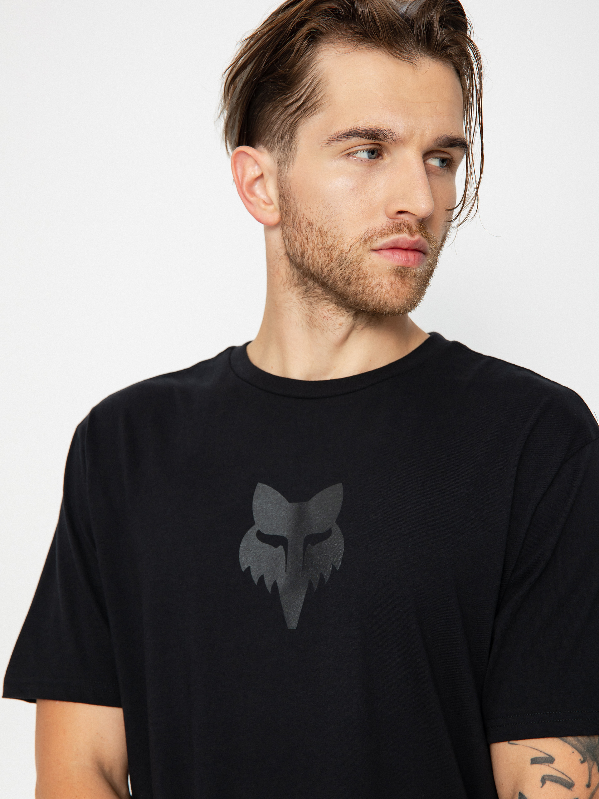T-shirt Fox Fox Head (black/black)