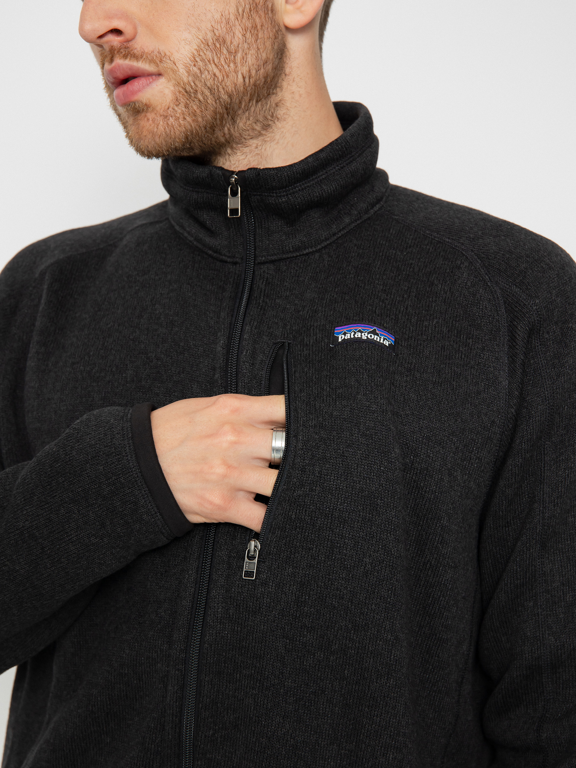Męski Polar Patagonia Better Sweater (black)