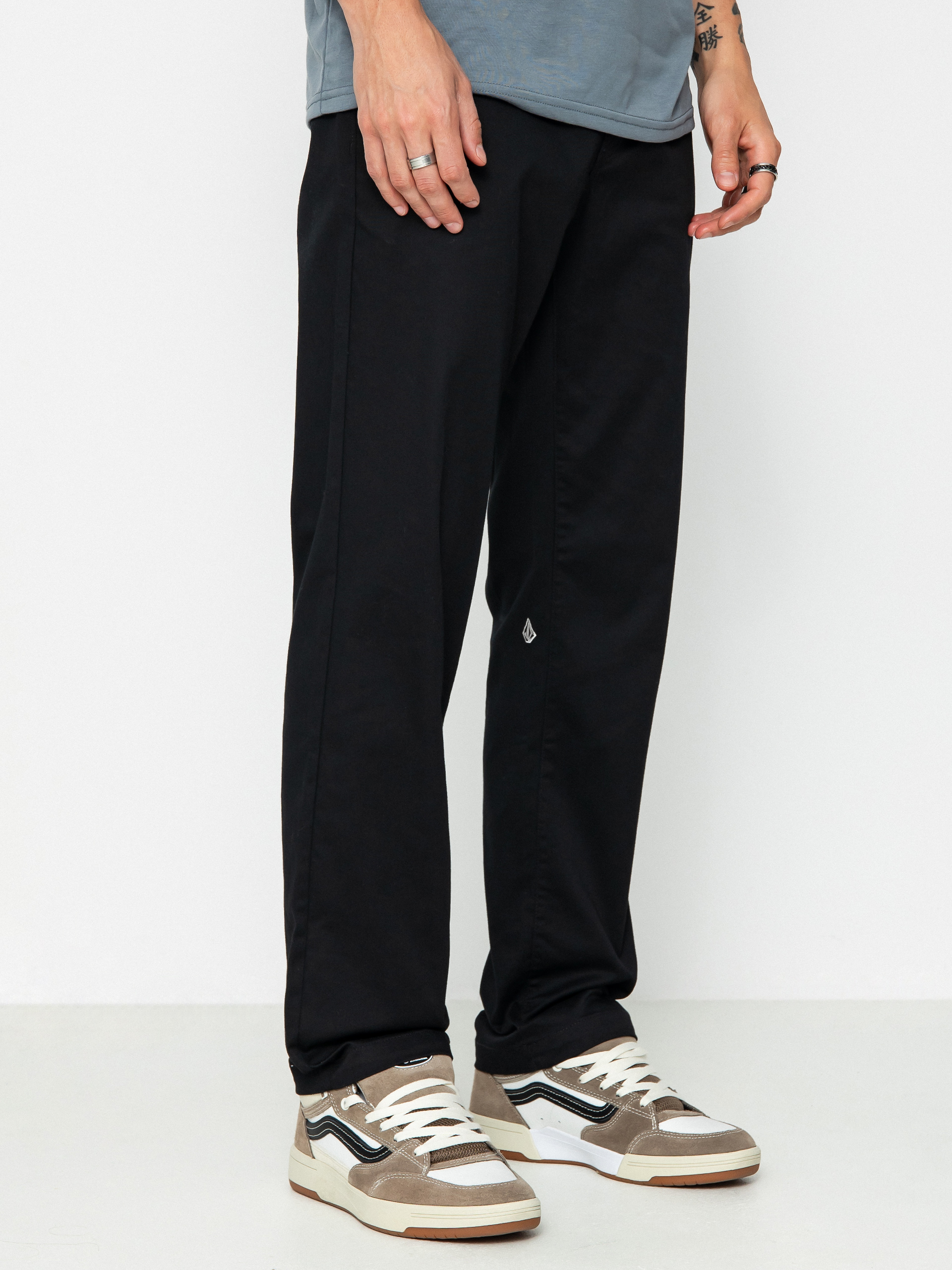 Spodnie Volcom Frickin Regular Stretch (black)