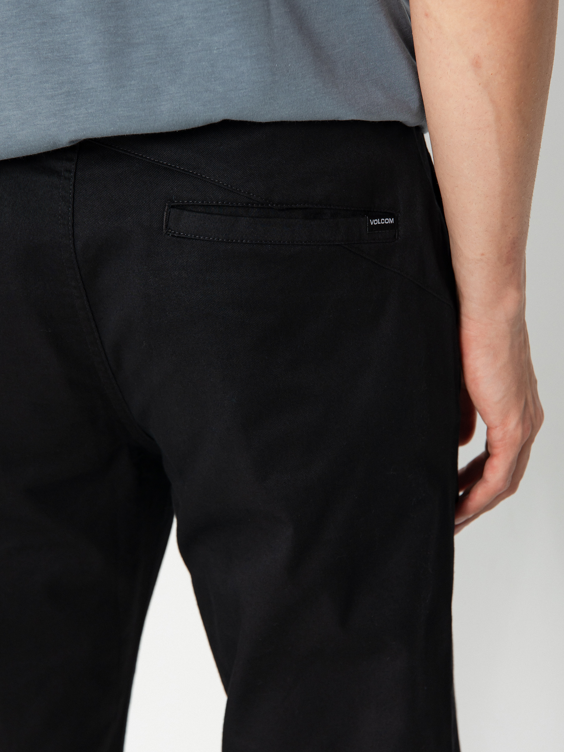 Spodnie Volcom Frickin Regular Stretch (black)