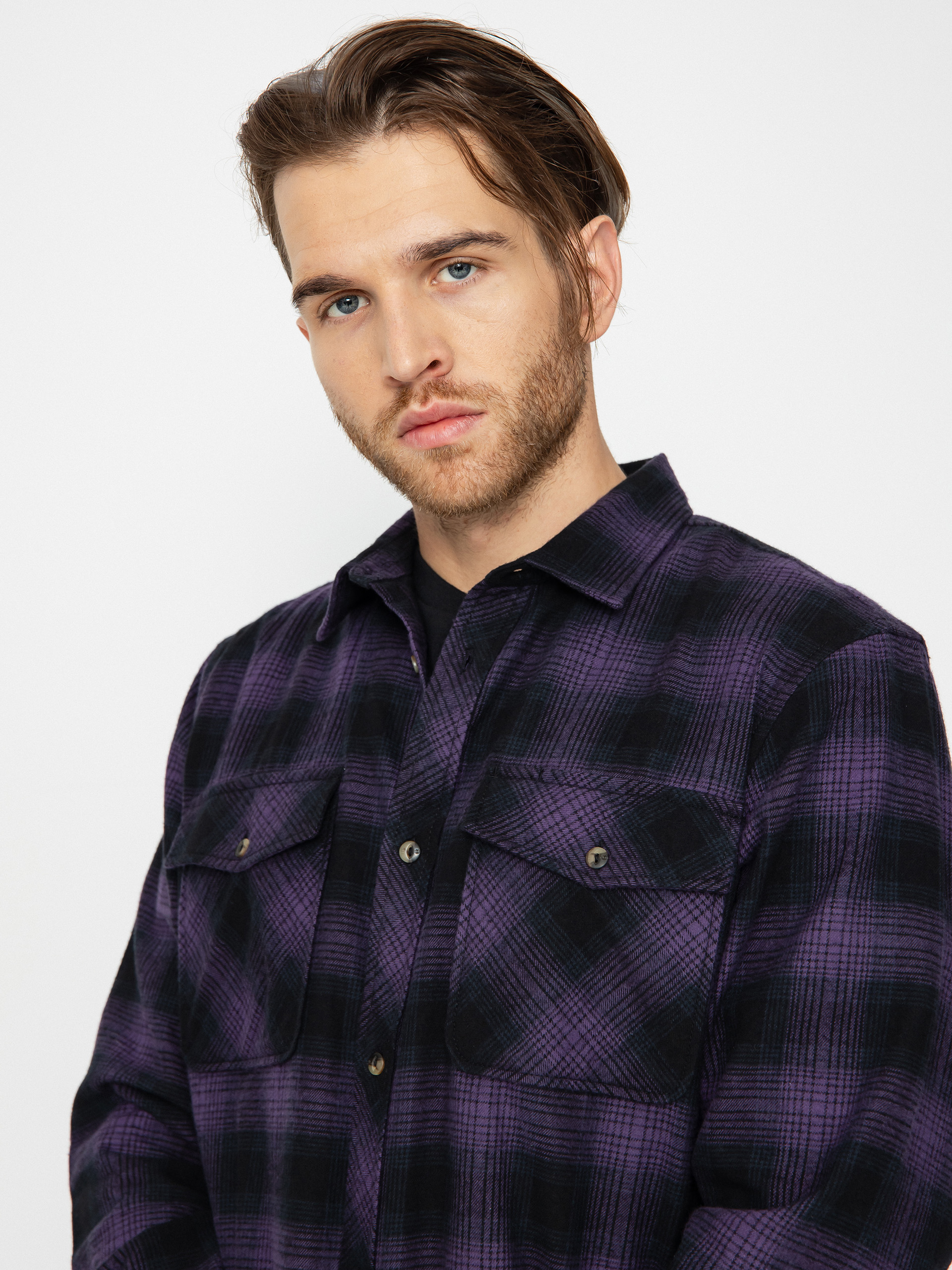Koszula Element Tacoma Classic (gradient plaid grape)