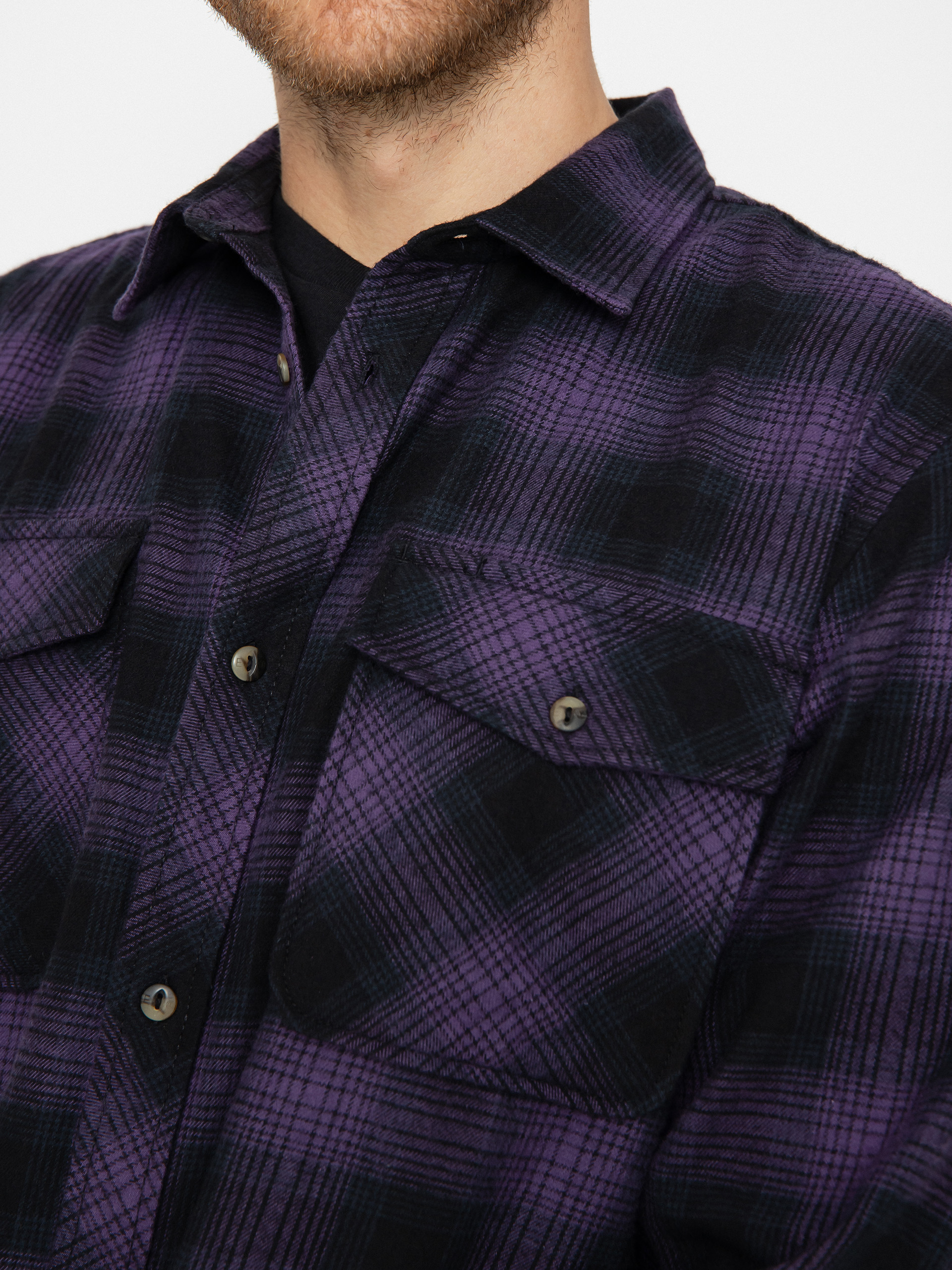 Koszula Element Tacoma Classic (gradient plaid grape)