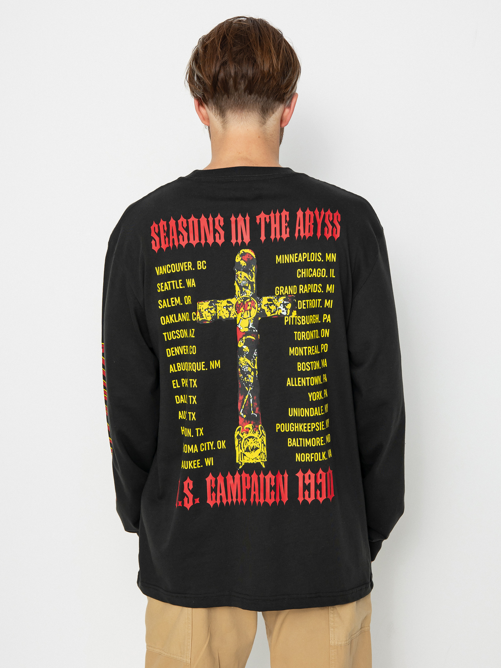 Longsleeve DC X Slayer (pirate black)
