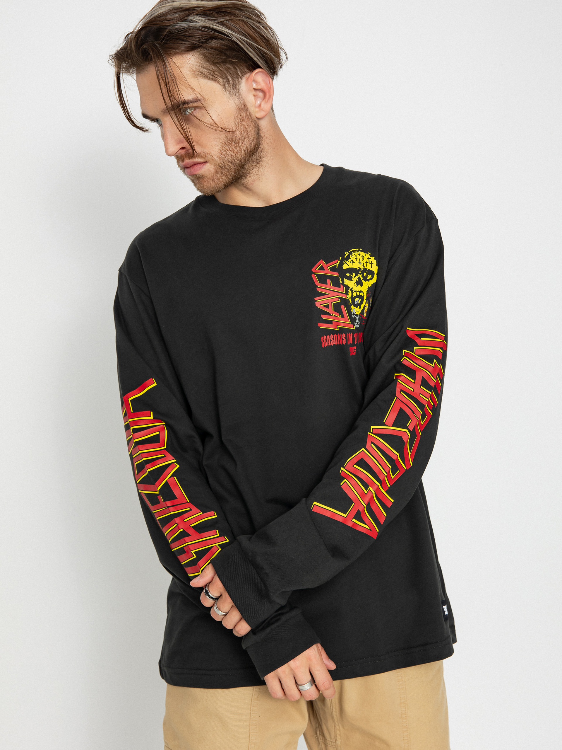 Longsleeve DC X Slayer (pirate black)