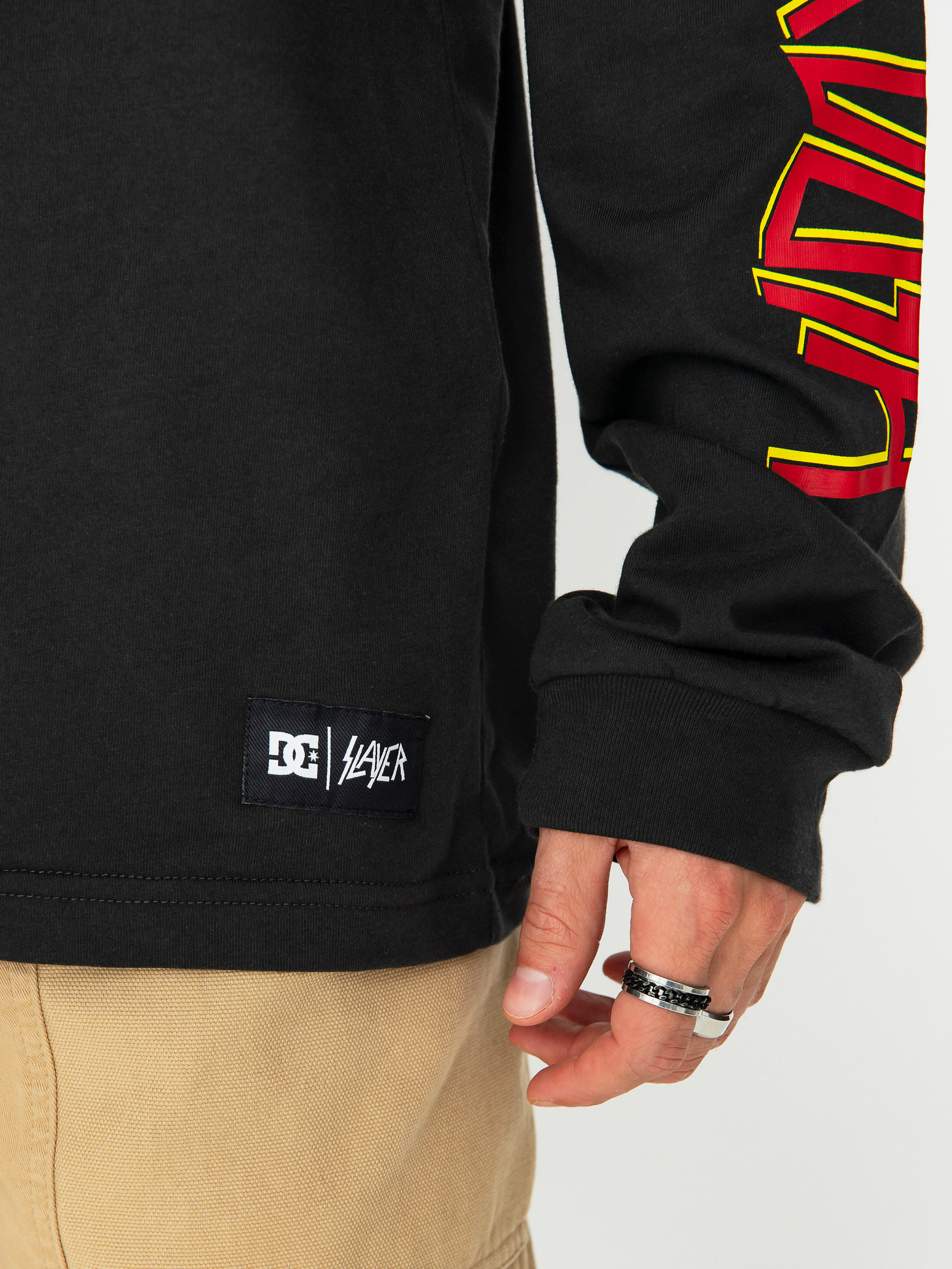 Longsleeve DC X Slayer (pirate black)