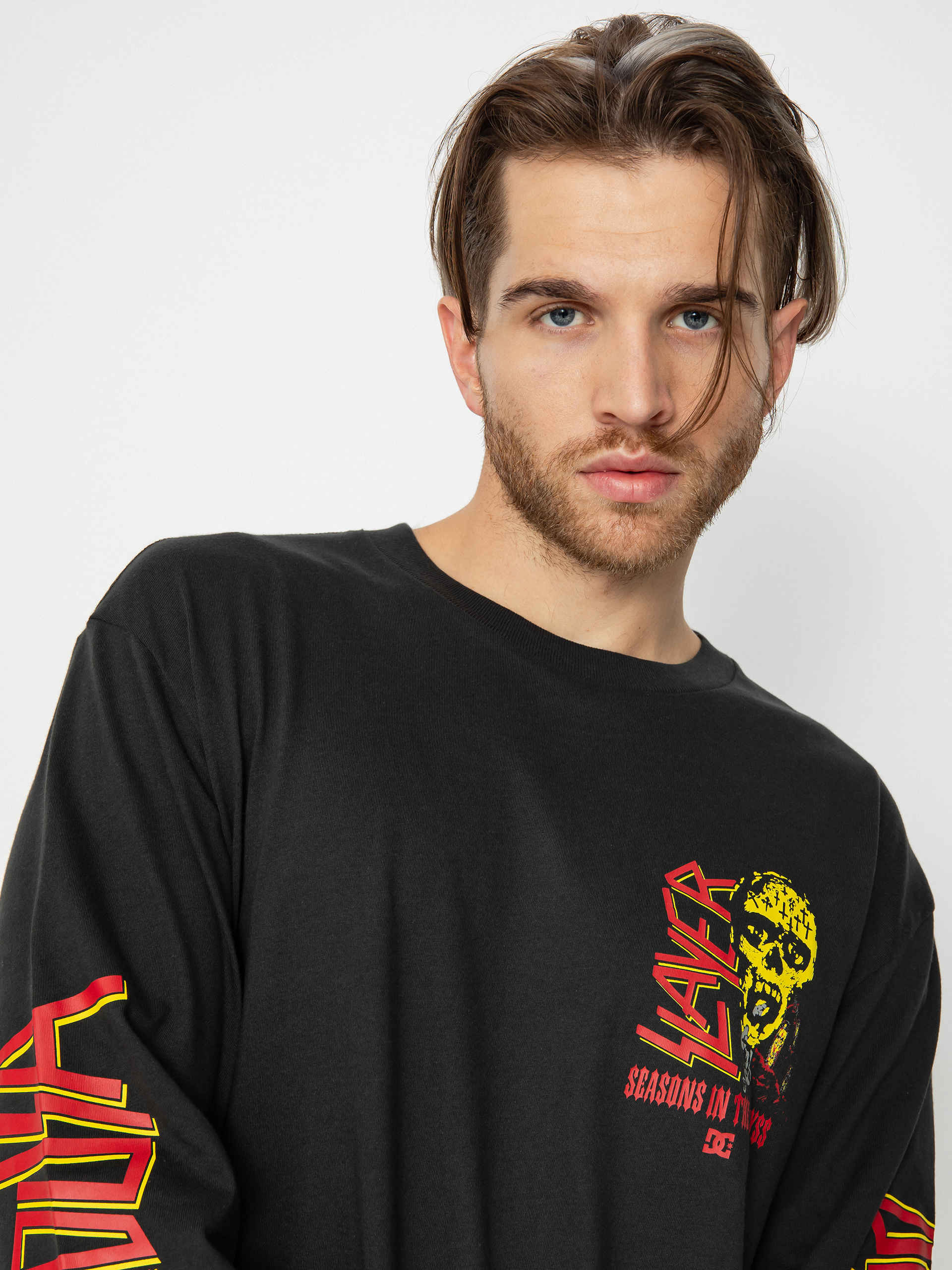 Longsleeve DC X Slayer (pirate black)
