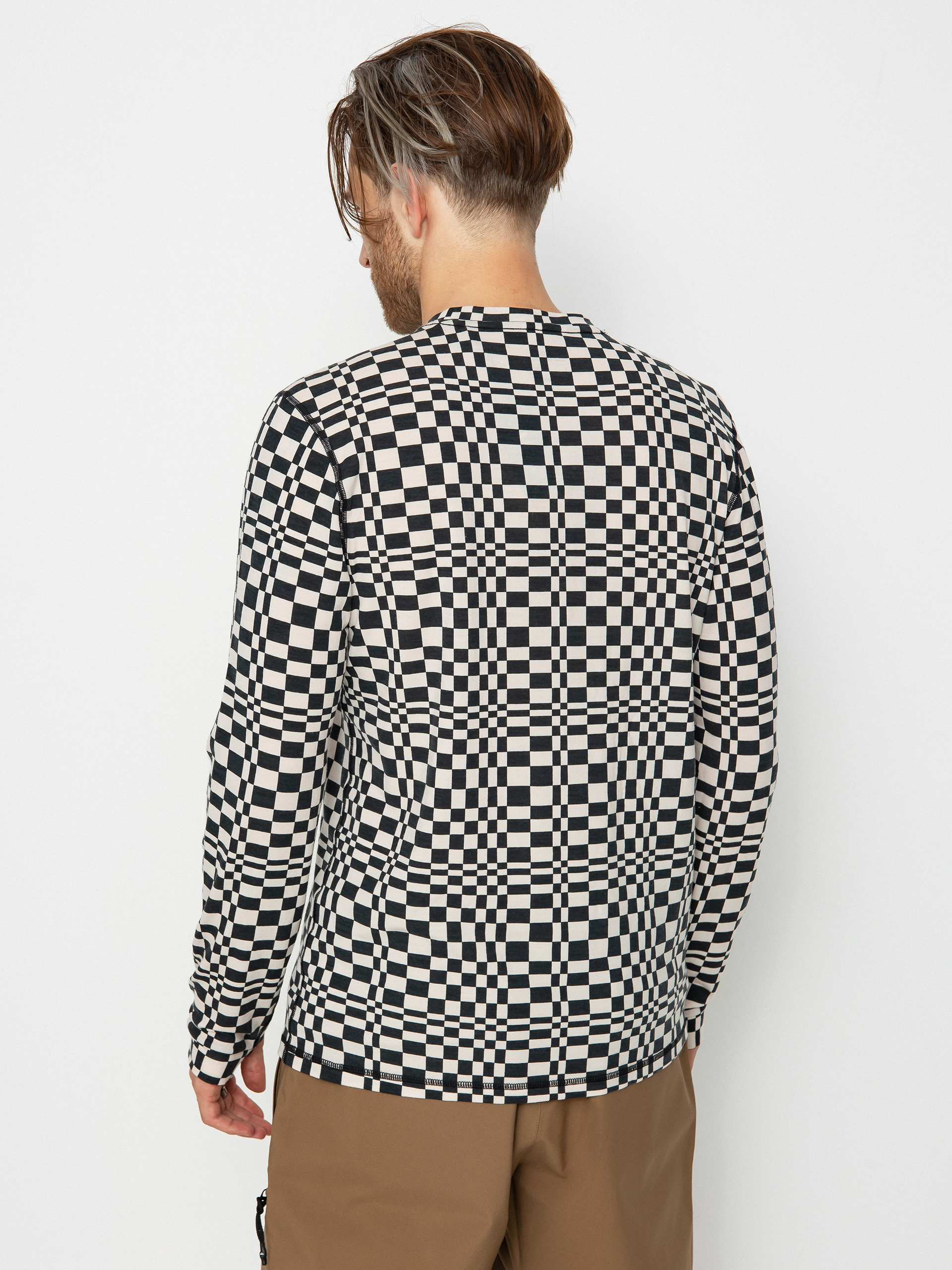 Longsleeve Mons Royale Cascade Merino Flex 200 (checkers)