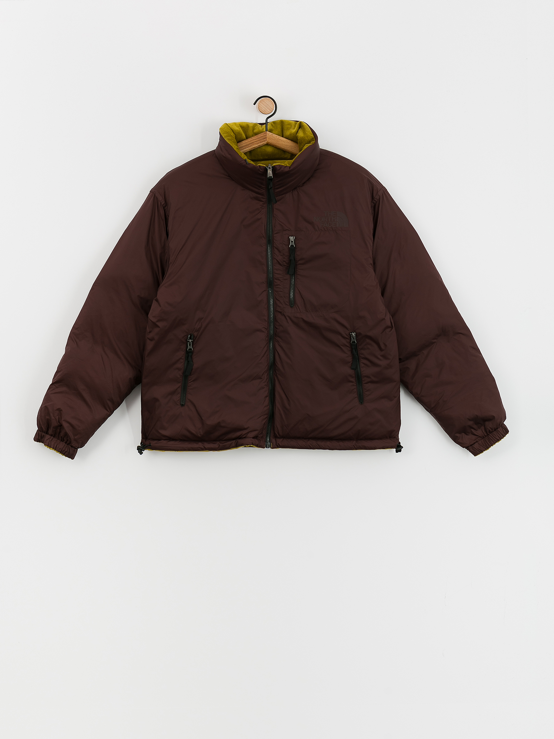 Kurtka The North Face 92 Reversible Nuptse (sulphur moss/coal brown)