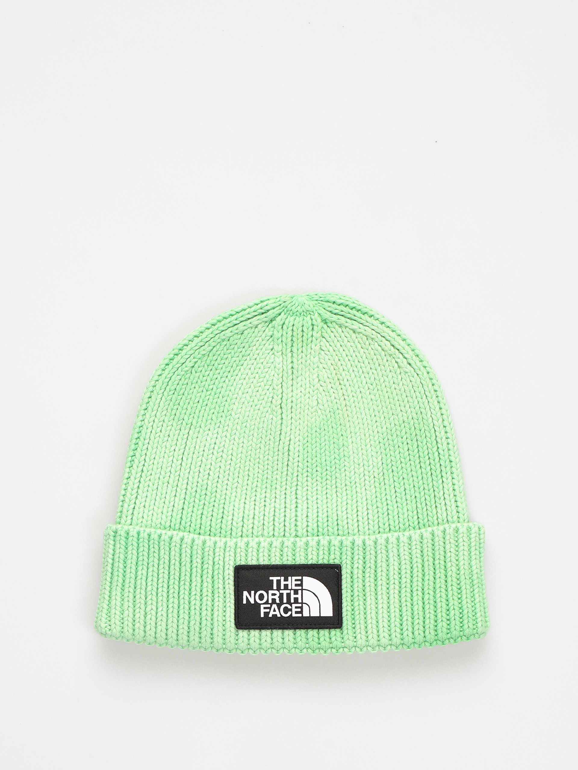 Czapka zimowa The North Face Dye Logo Box (chlorophyll green)