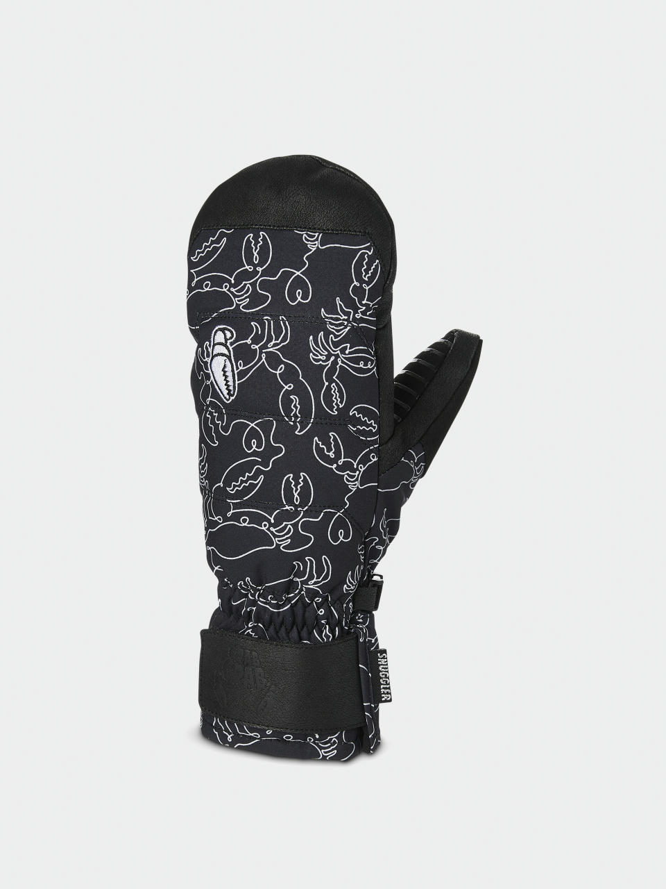 Rękawice Crab Grab Snuggler Mitt Wmn (crab doodle black)