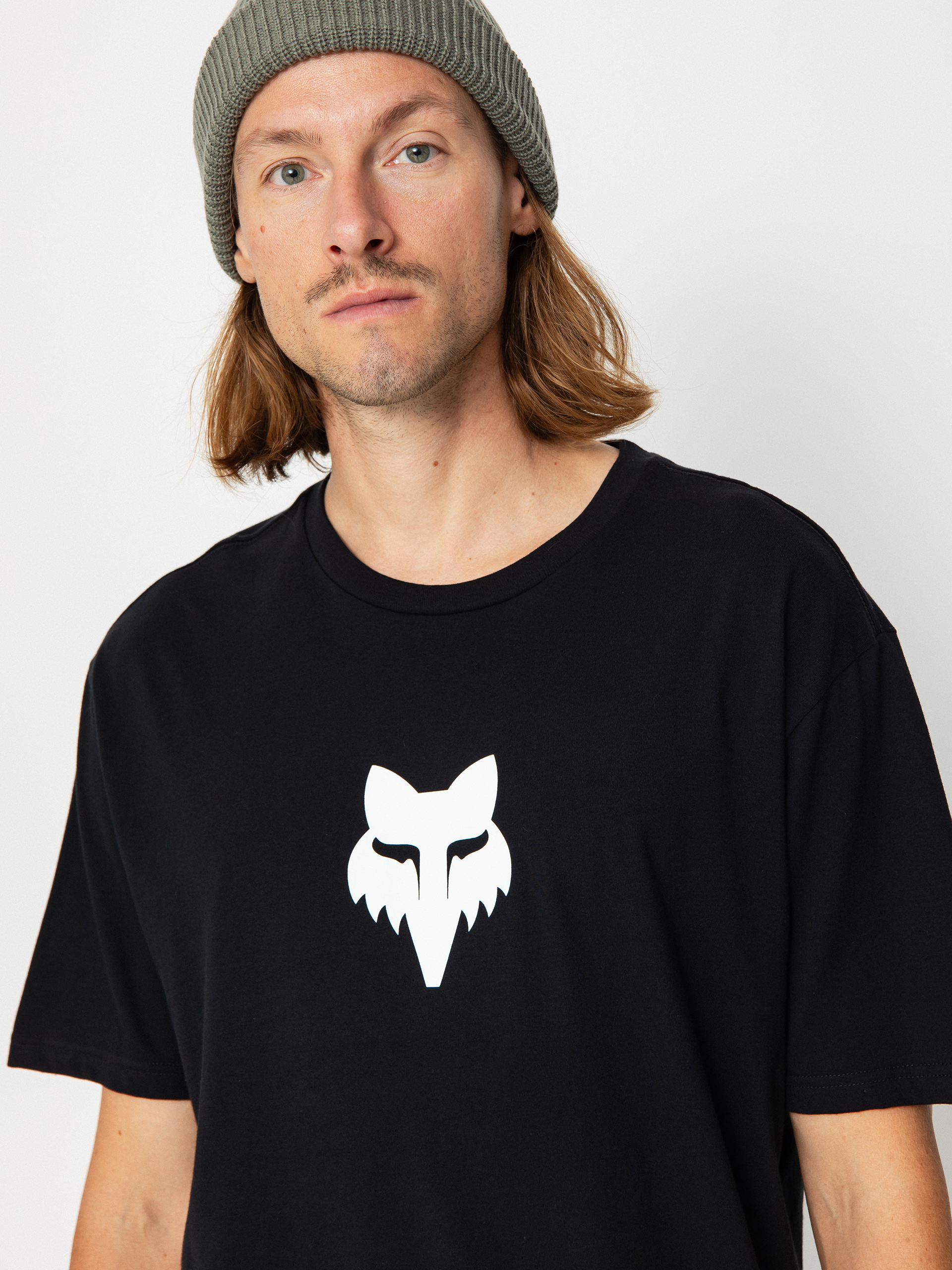 T-shirt Fox Fox Head (black)