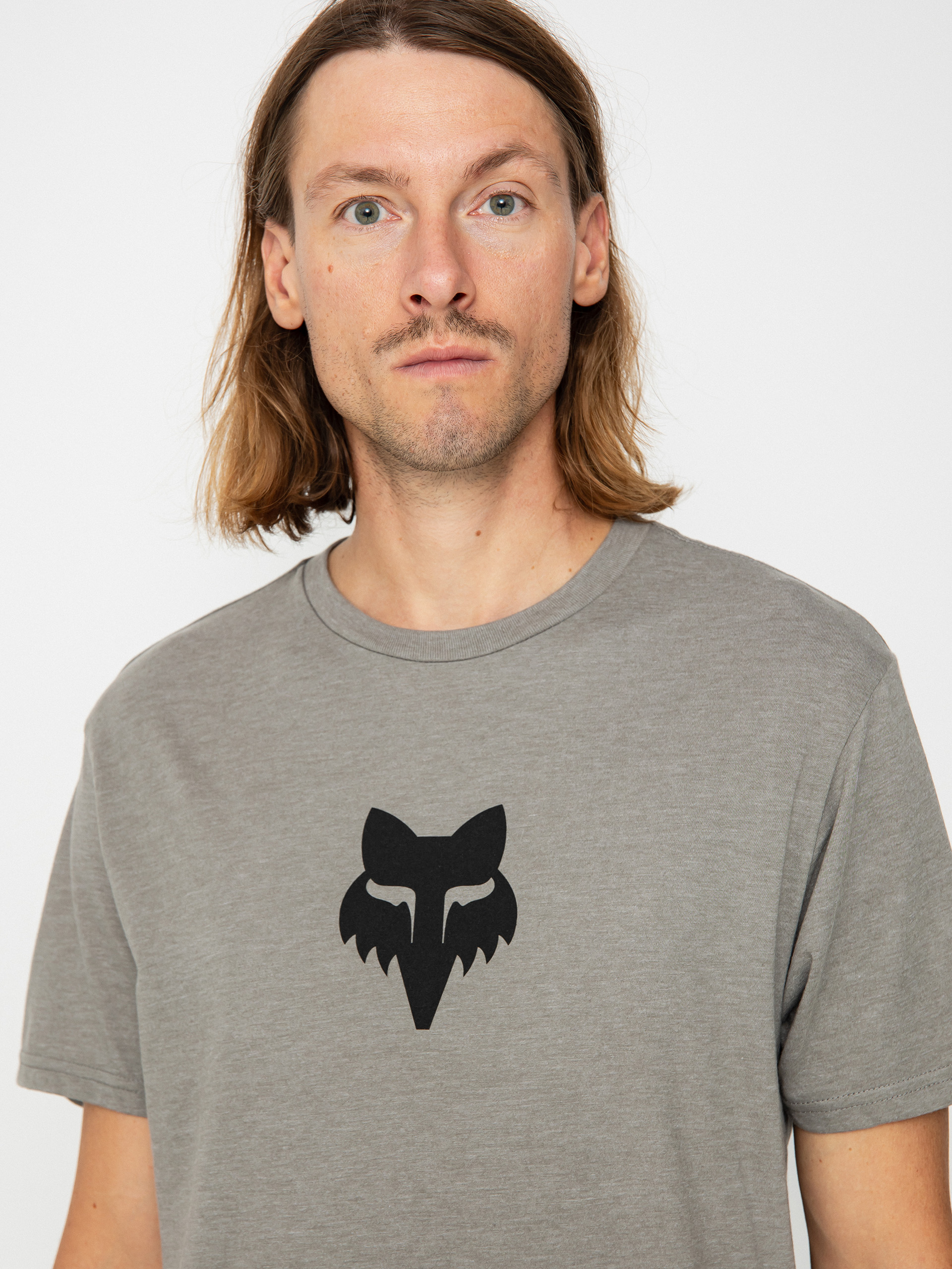 T-shirt Fox Fox Head (heather/graphite)