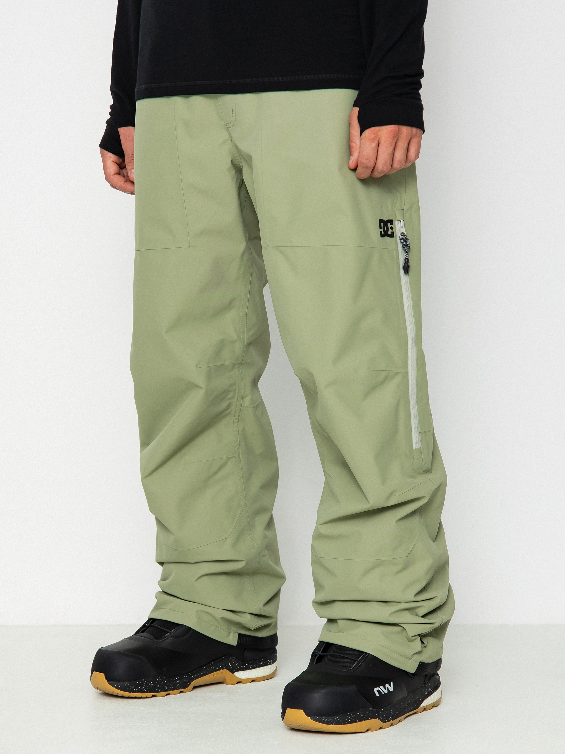 Męskie Spodnie snowboardowe DC Squadron 30K (oil green)