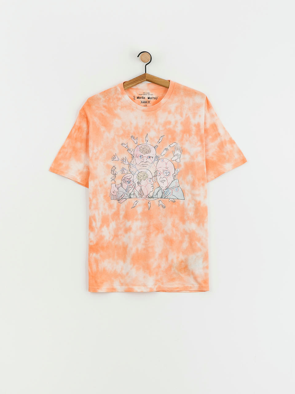 T-shirt Volcom Fa Ed Merlin Murray Lse 1 (peach bud)