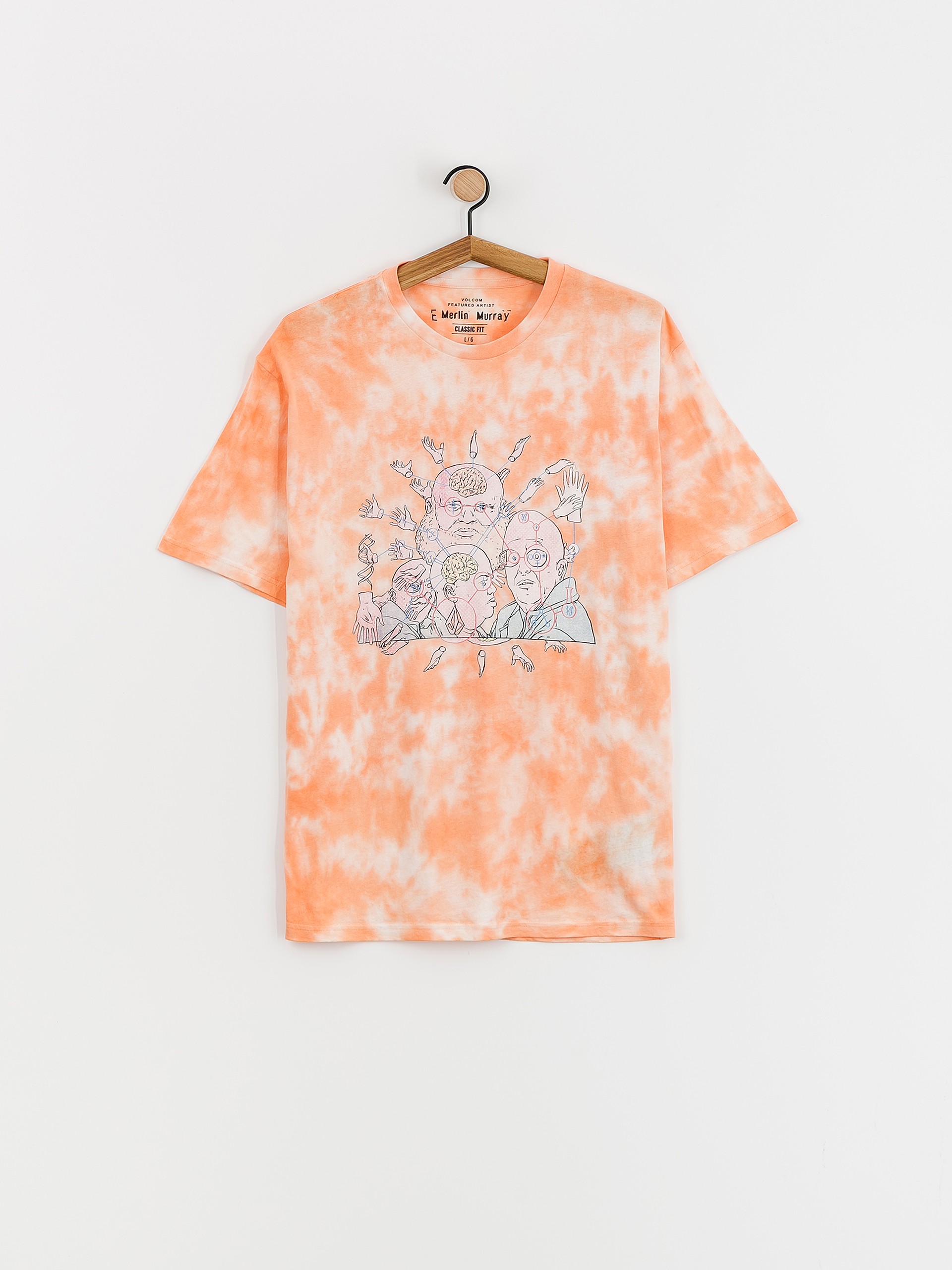 T-shirt Volcom Fa Ed Merlin Murray Lse 1 (peach bud)