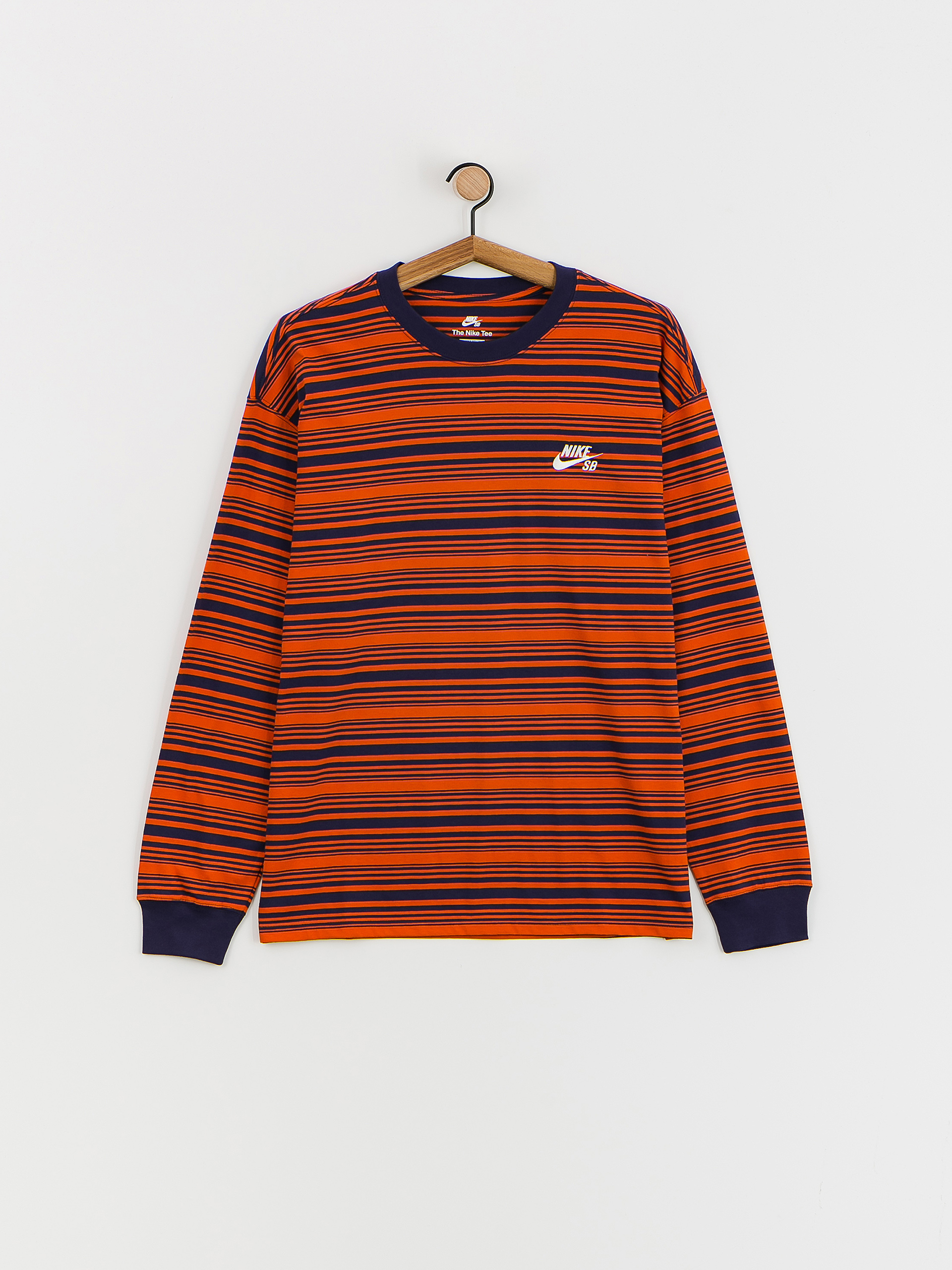 Longsleeve Nike SB Stripe (purple ink/campfire orange)