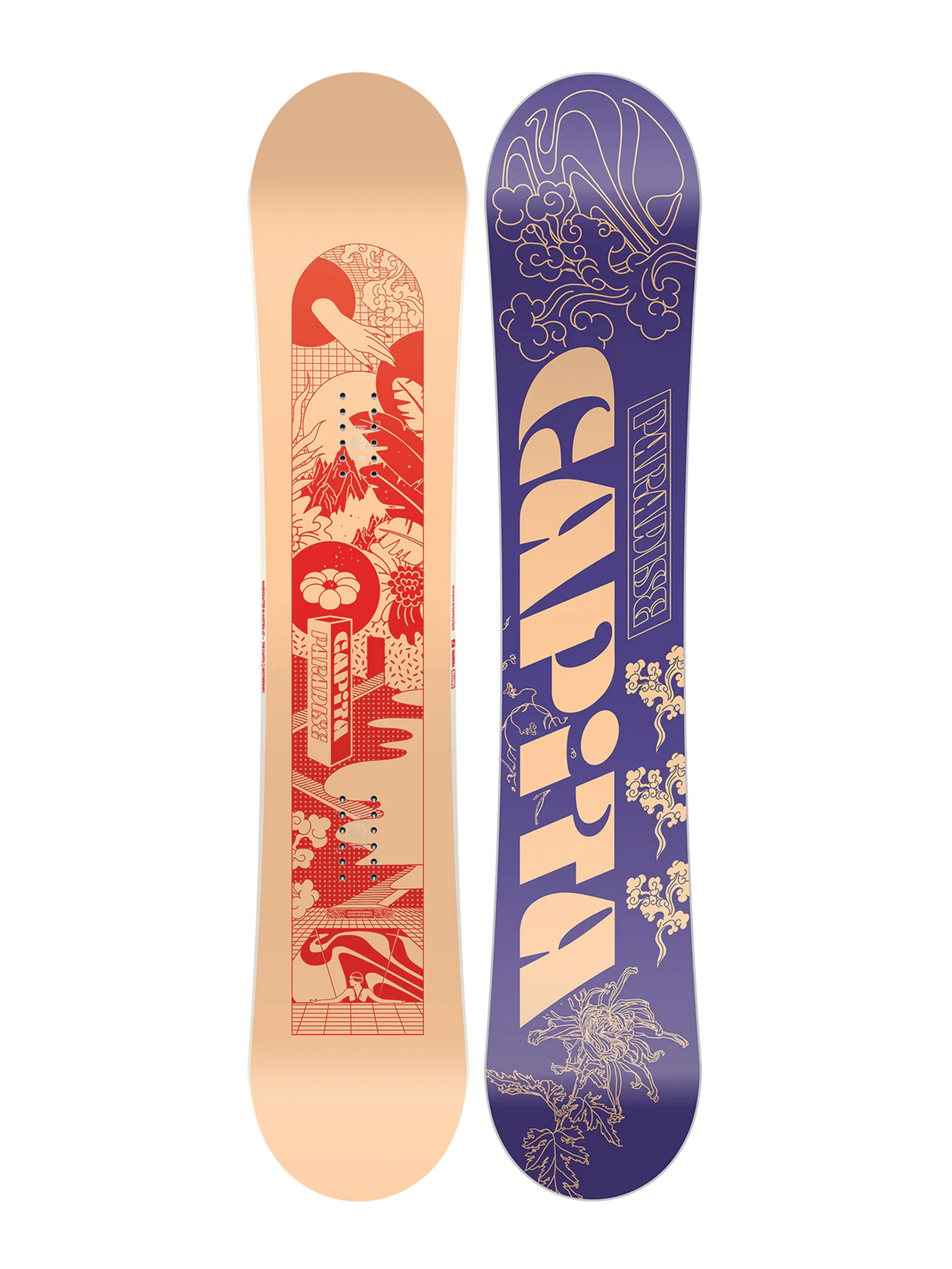 Damska Deska snowboardowa Capita Paradise (orange)