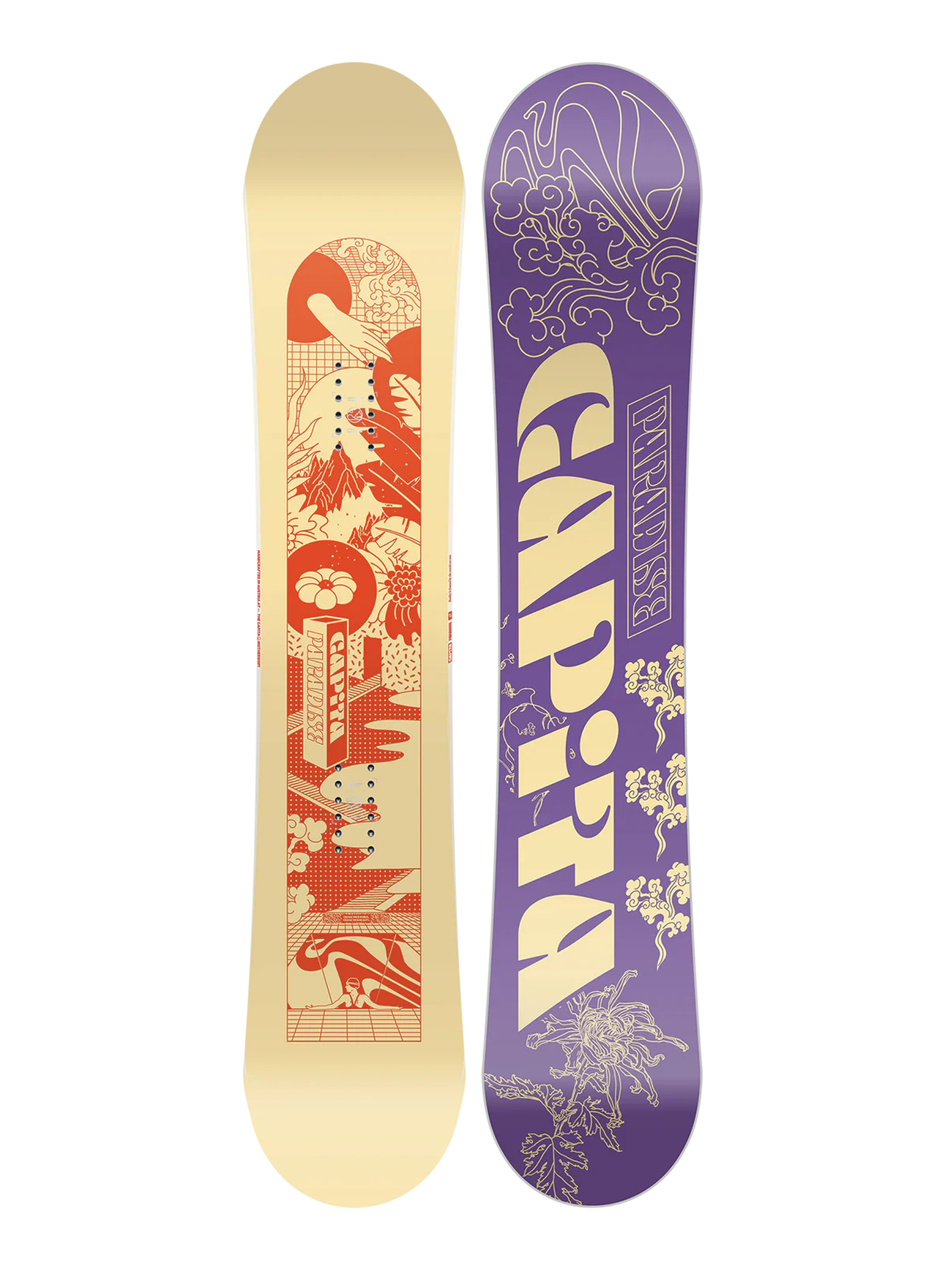 Damska Deska snowboardowa Capita Paradise (yellow)