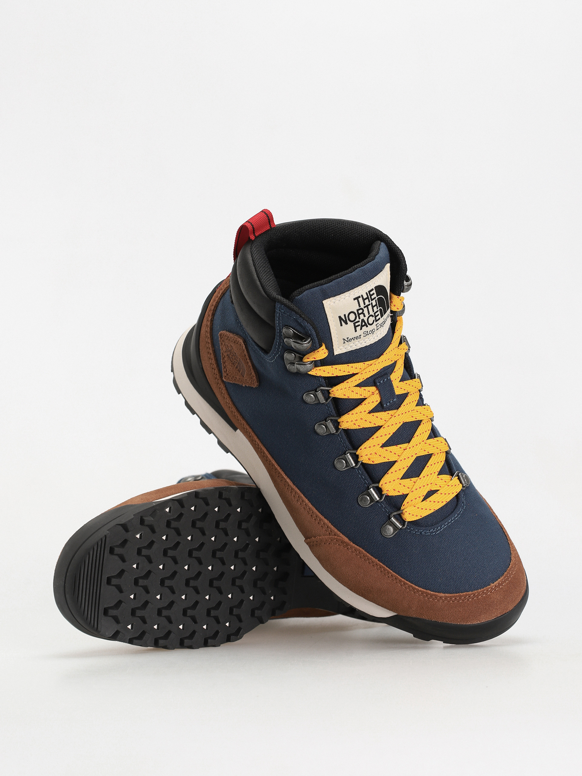 Buty The North Face Back To Berkeley Iv Textile Wp (shady blue/monksrobebrn)