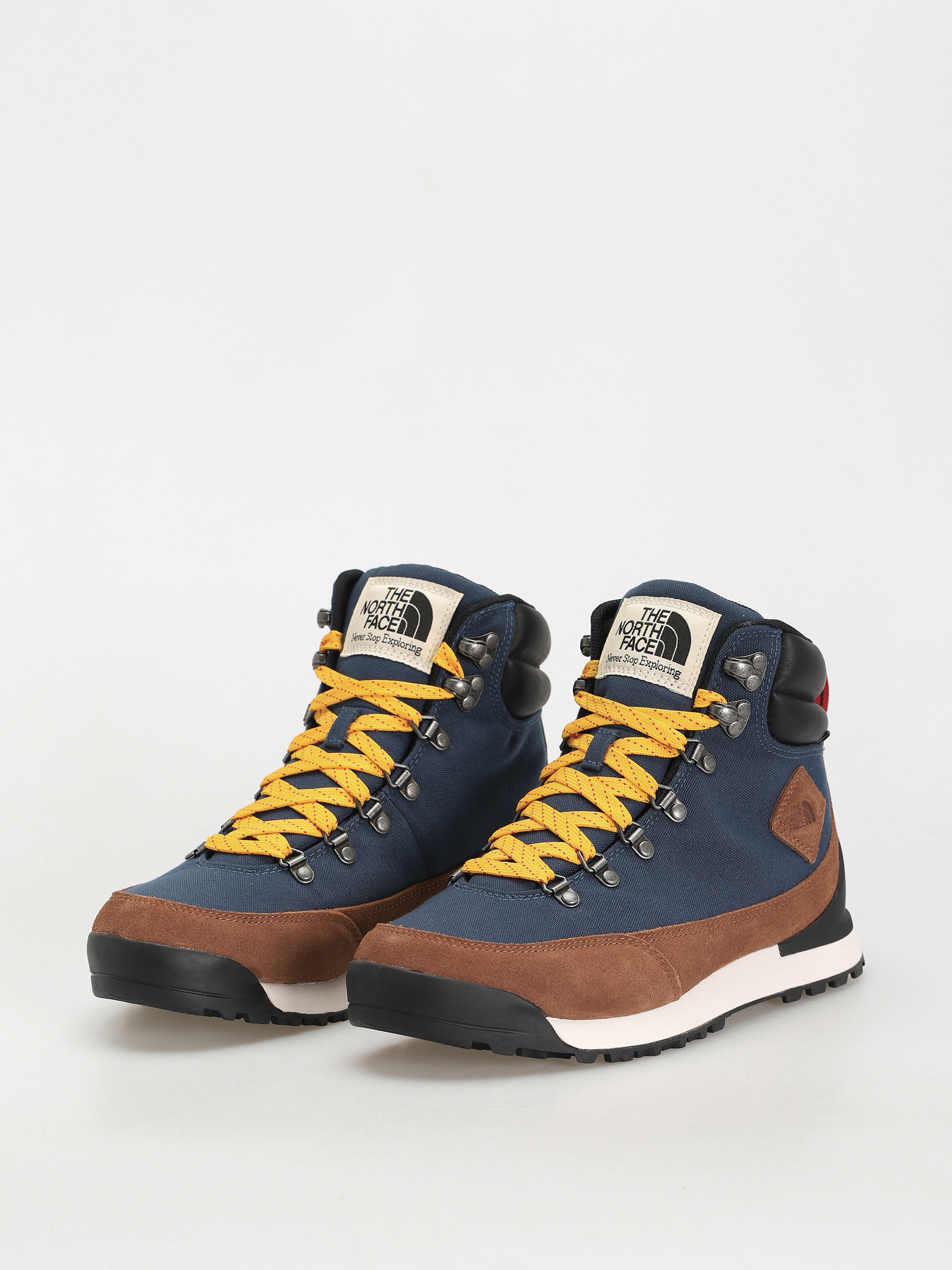 Buty The North Face Back To Berkeley Iv Textile Wp (shady blue/monksrobebrn)