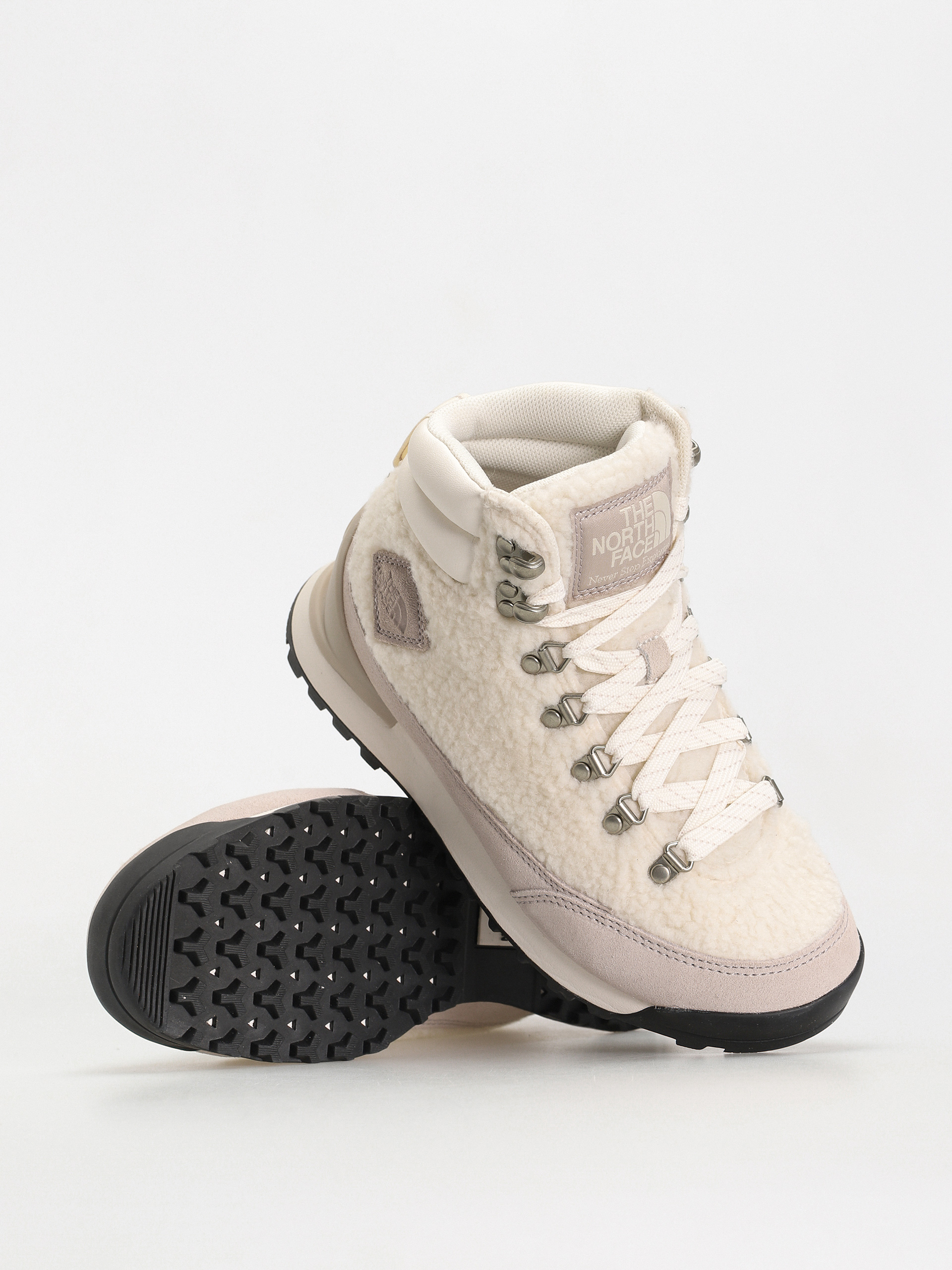 Buty The North Face Back To Berkeley Iv High Pile Wmn (gardenia white/silvergrey)
