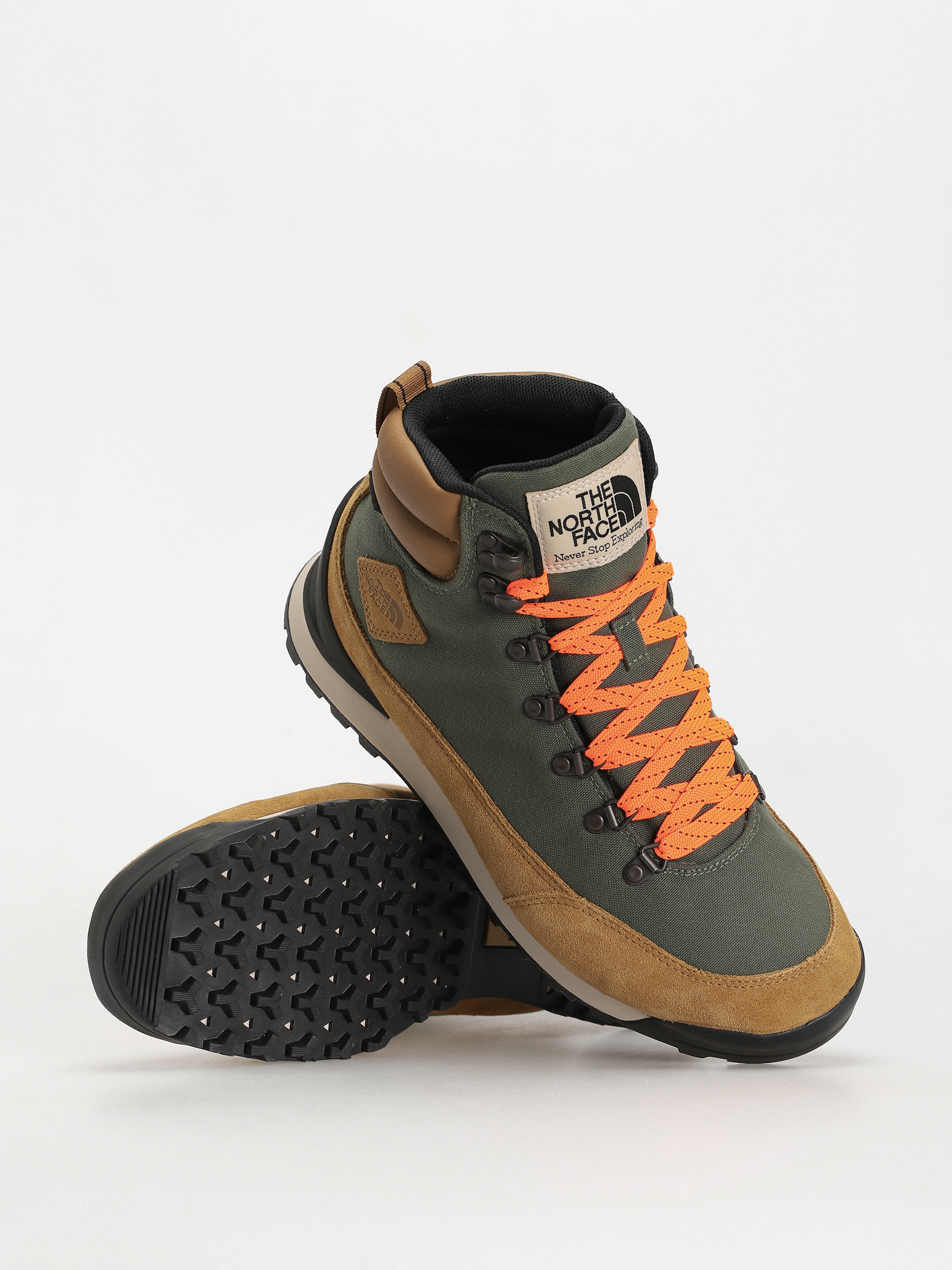 Buty The North Face Back To Berkeley Iv Textile Wp (thyme/utility brown)