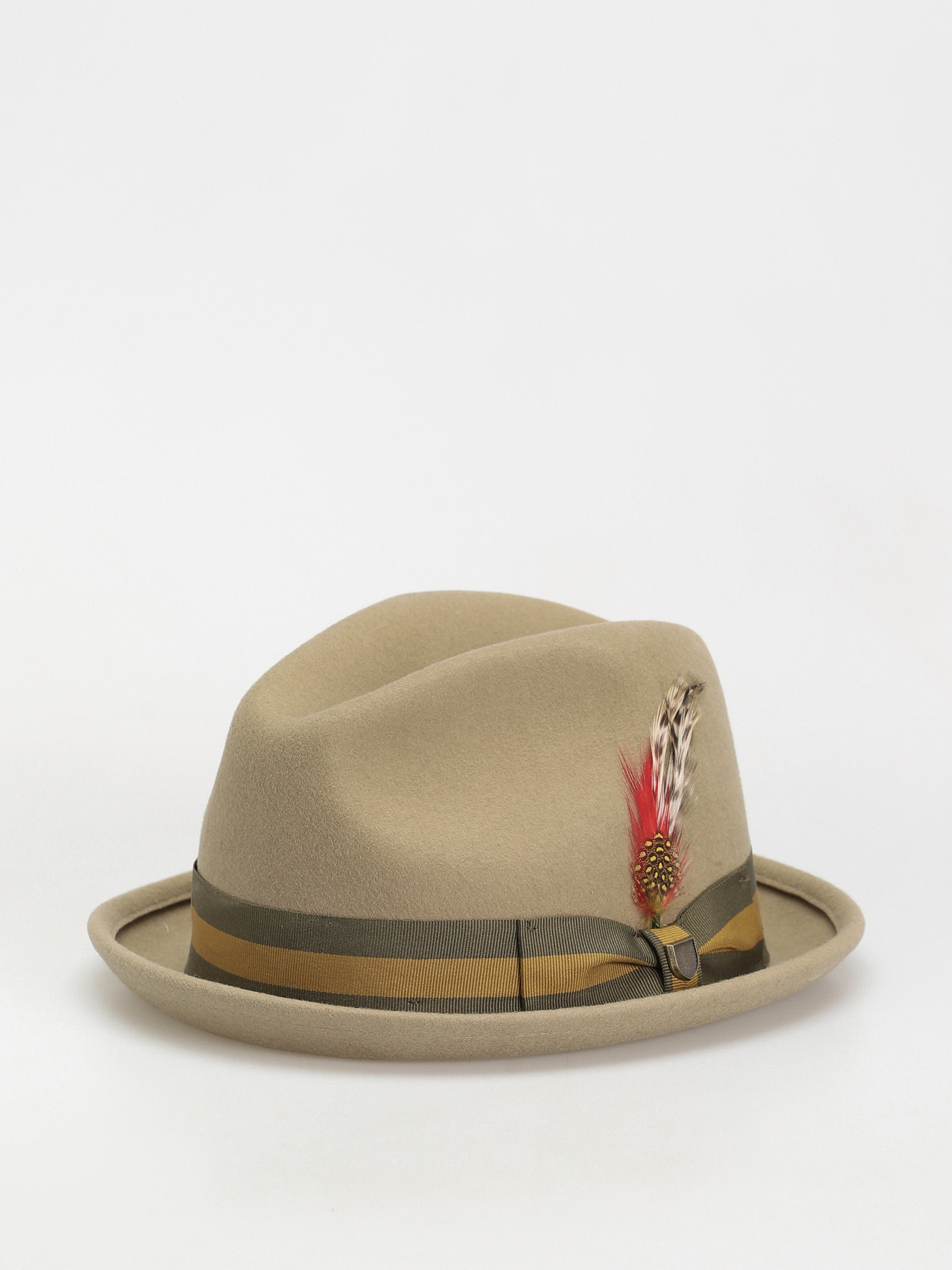 Hats - Brixton Gain Fedora Wool (bison