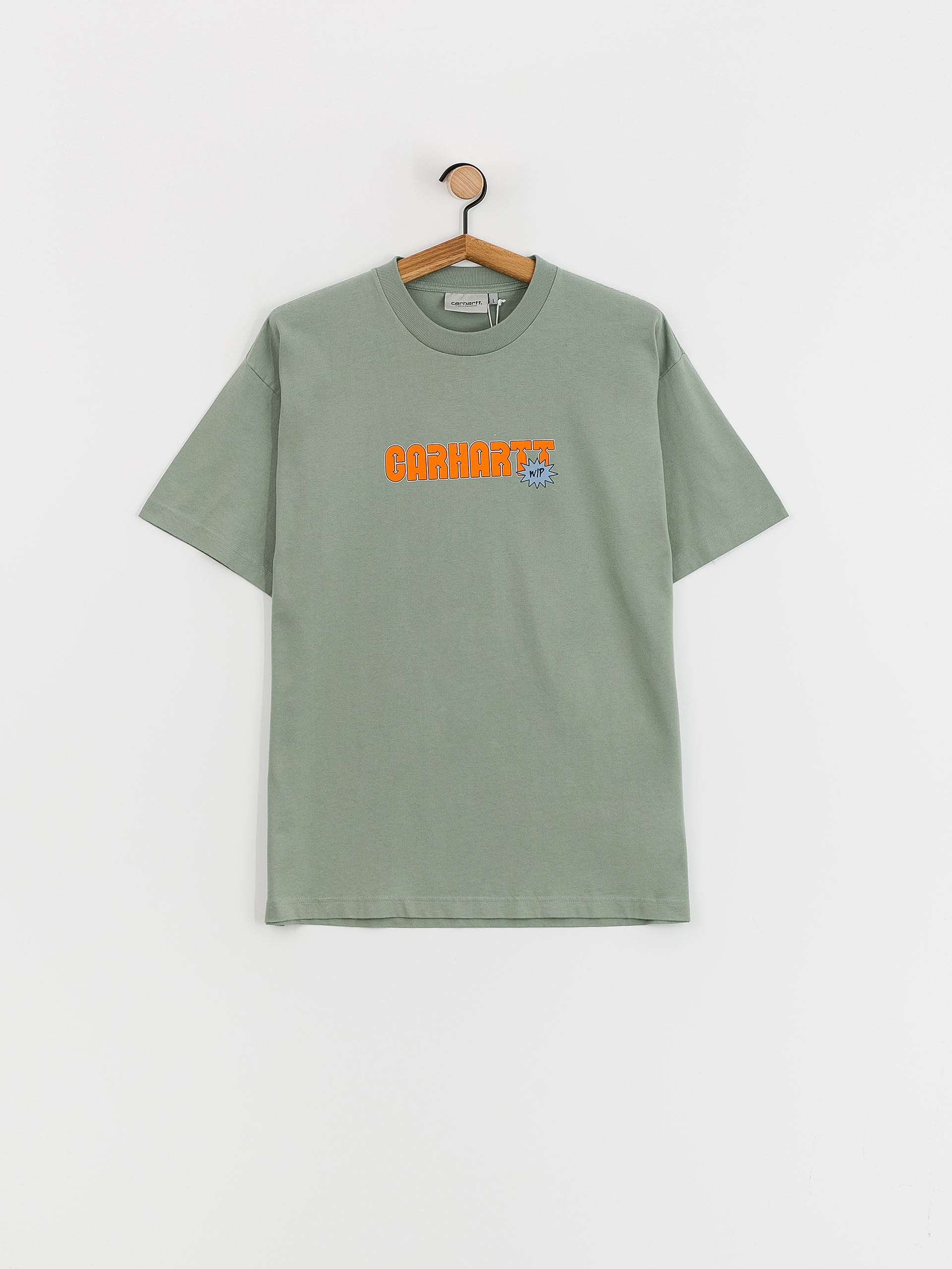 T-shirt Carhartt WIP Arrow Script (glassy teal)