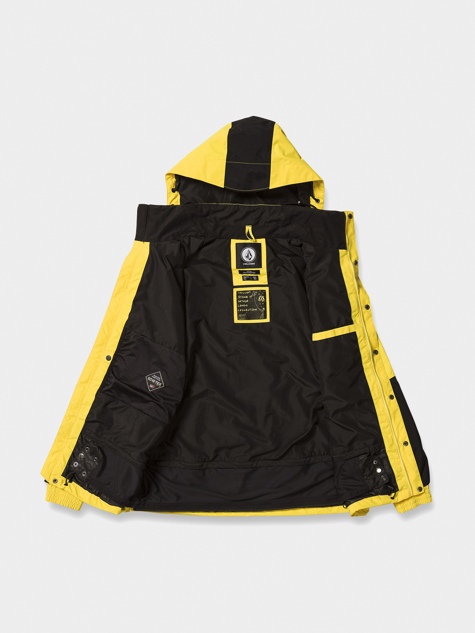 Męska Kurtka snowboardowa Volcom Longo Gore Tex (bright yellow)