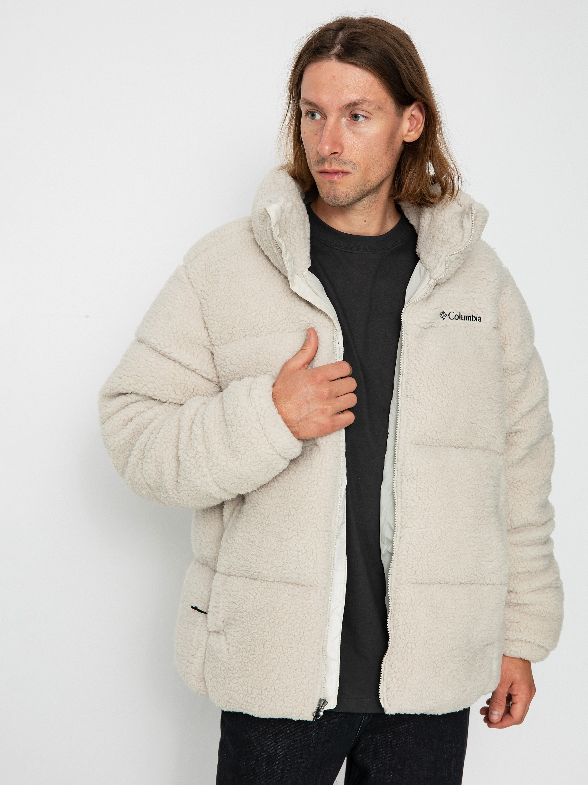 Kurtka Columbia Puffect Sherpa (dark stone)