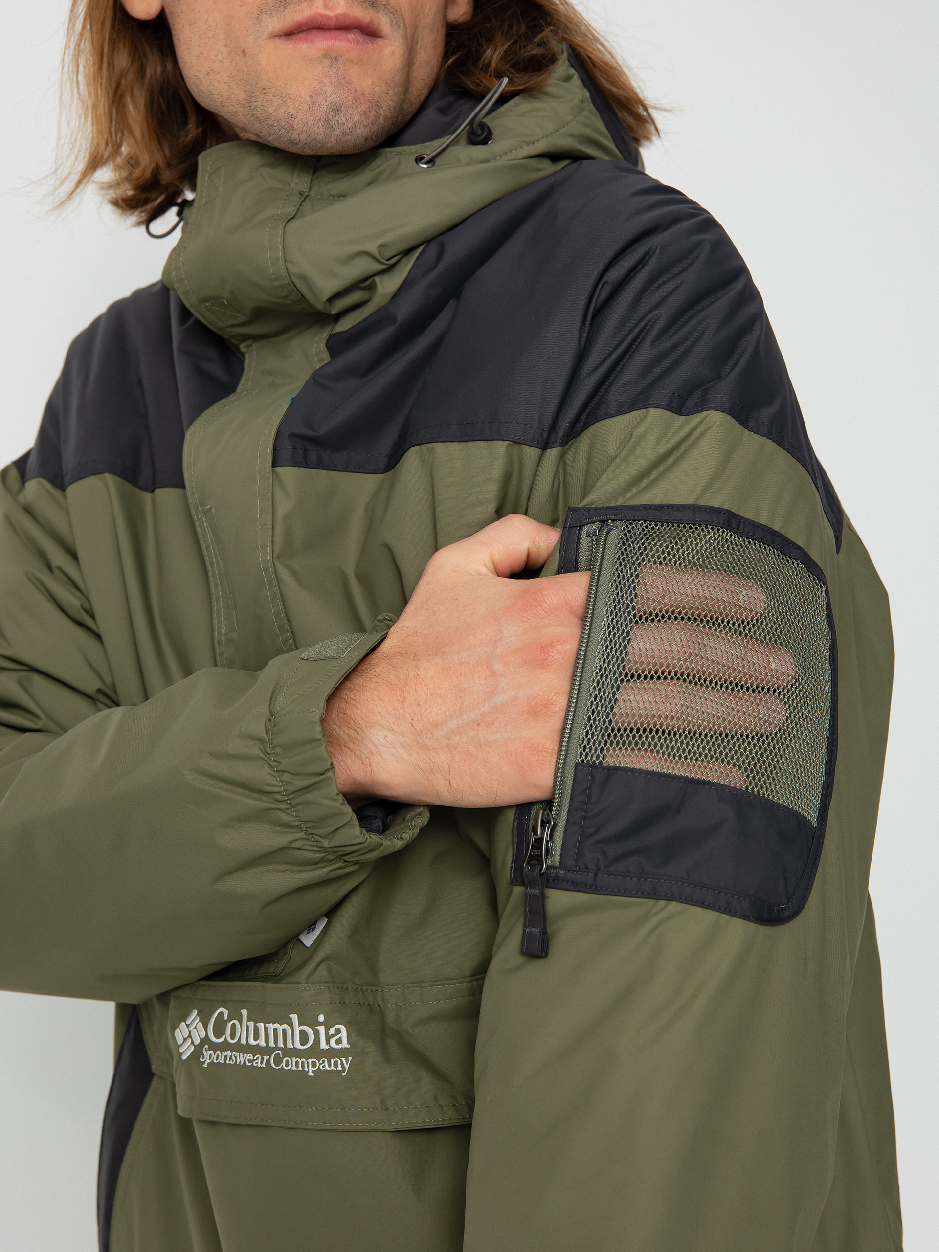Kurtka Columbia Challenger Pullover (stone green/shark)
