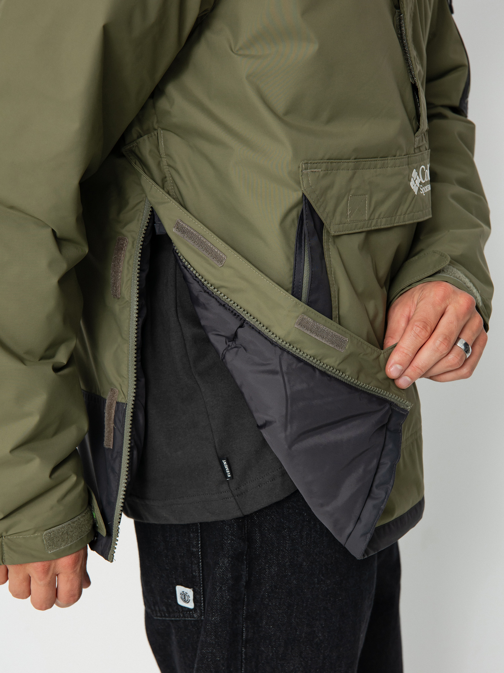 Kurtka Columbia Challenger Pullover (stone green/shark)