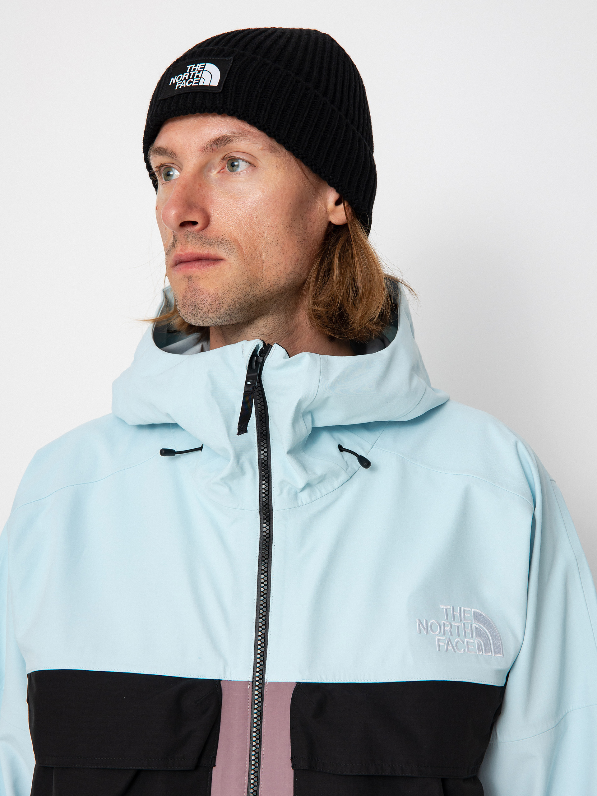 Męska Kurtka snowboardowa The North Face Dragline (icecap blue/fawn grey)