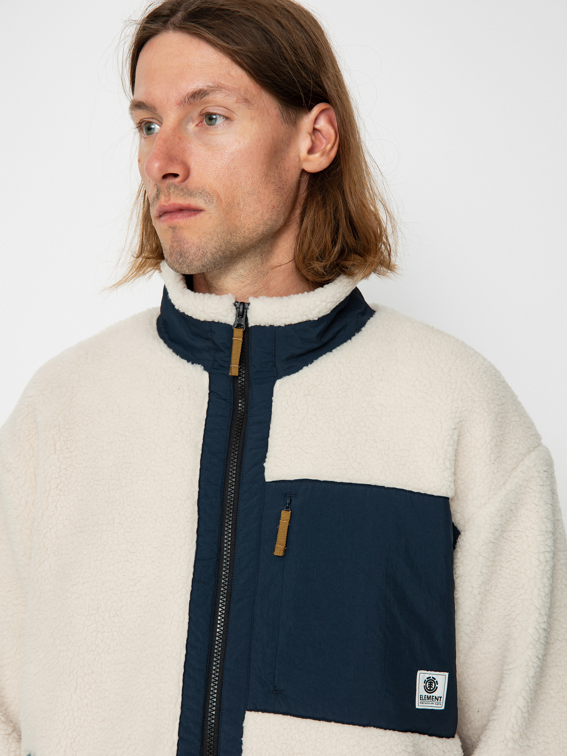 Kurtka Element Oak Sherpa - beżowy (egret)