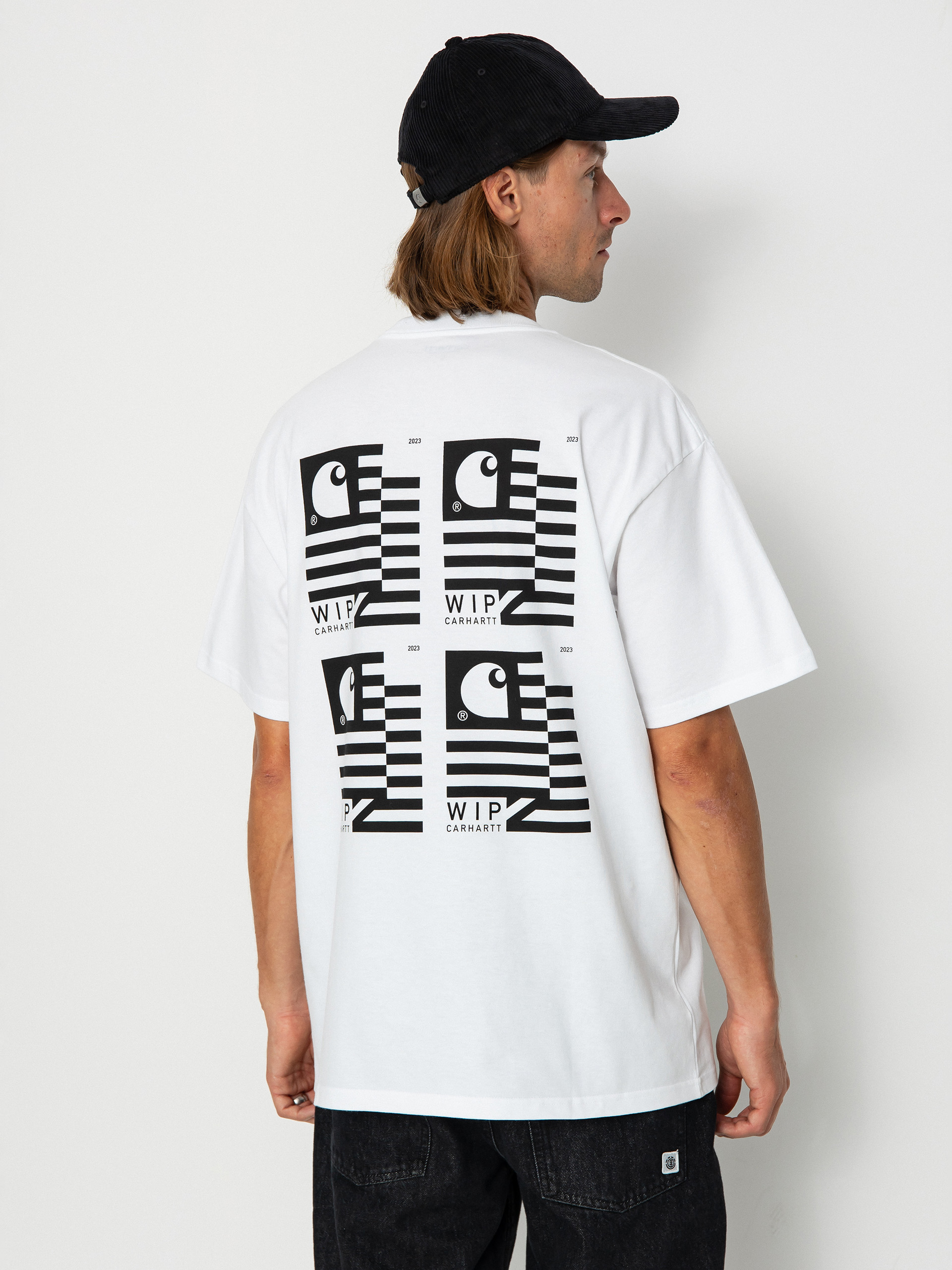 T-shirt Carhartt WIP Stamp State (white/black)