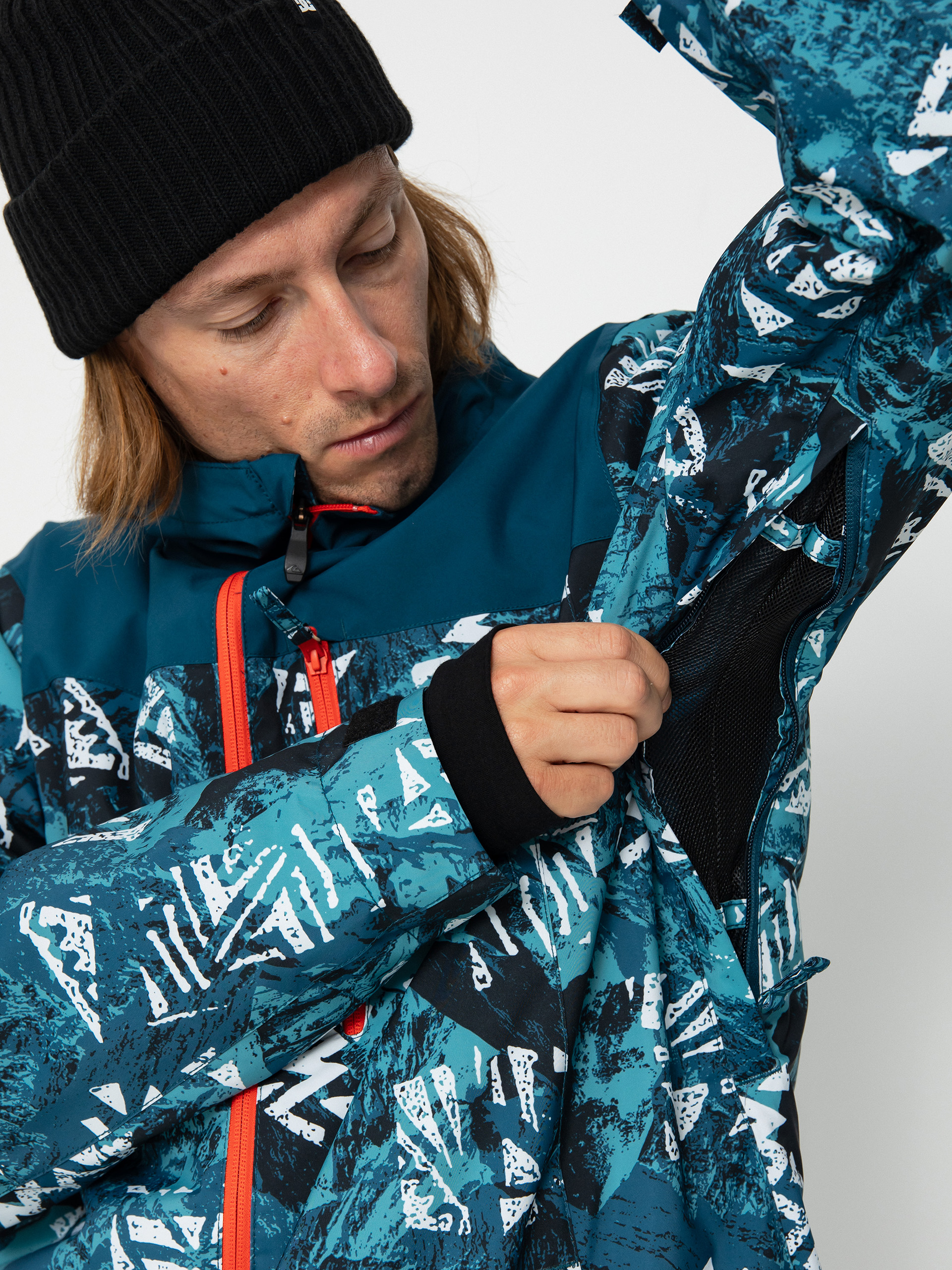 Męska Kurtka snowboardowa Quiksilver Morton (majolica blue)