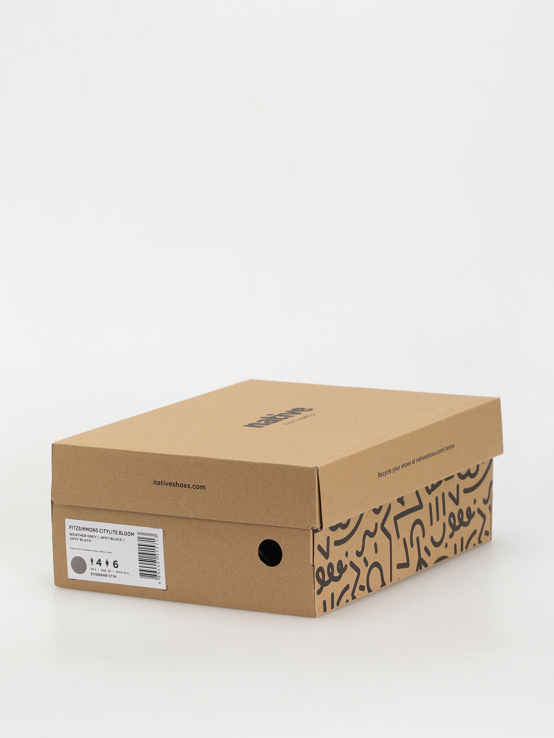 Buty zimowe Native Fitzsimmons Citylite (weather grey/jiffy black/jiffy black)