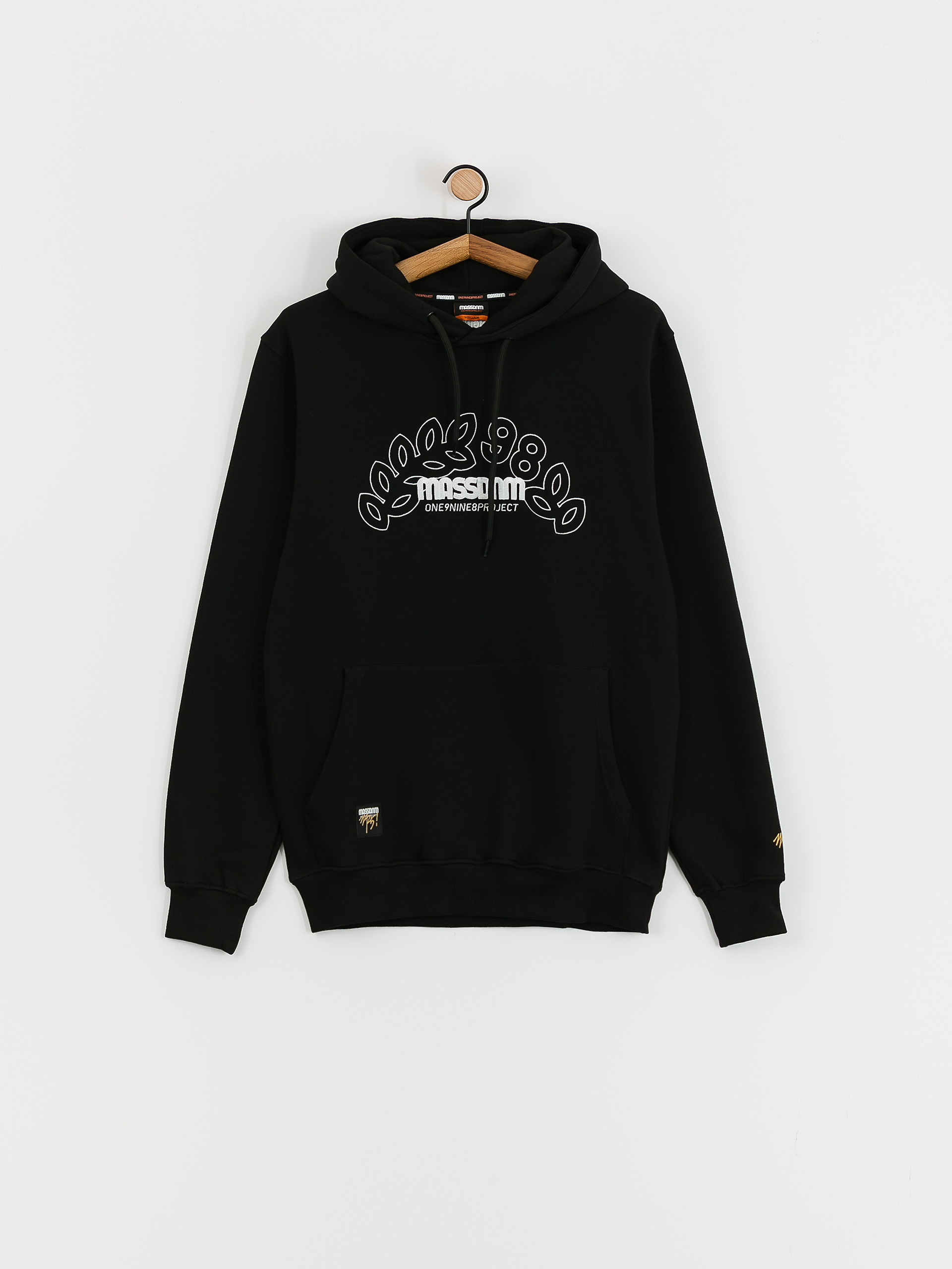 Bluza z kapturem MassDnm Leafs HD (black)