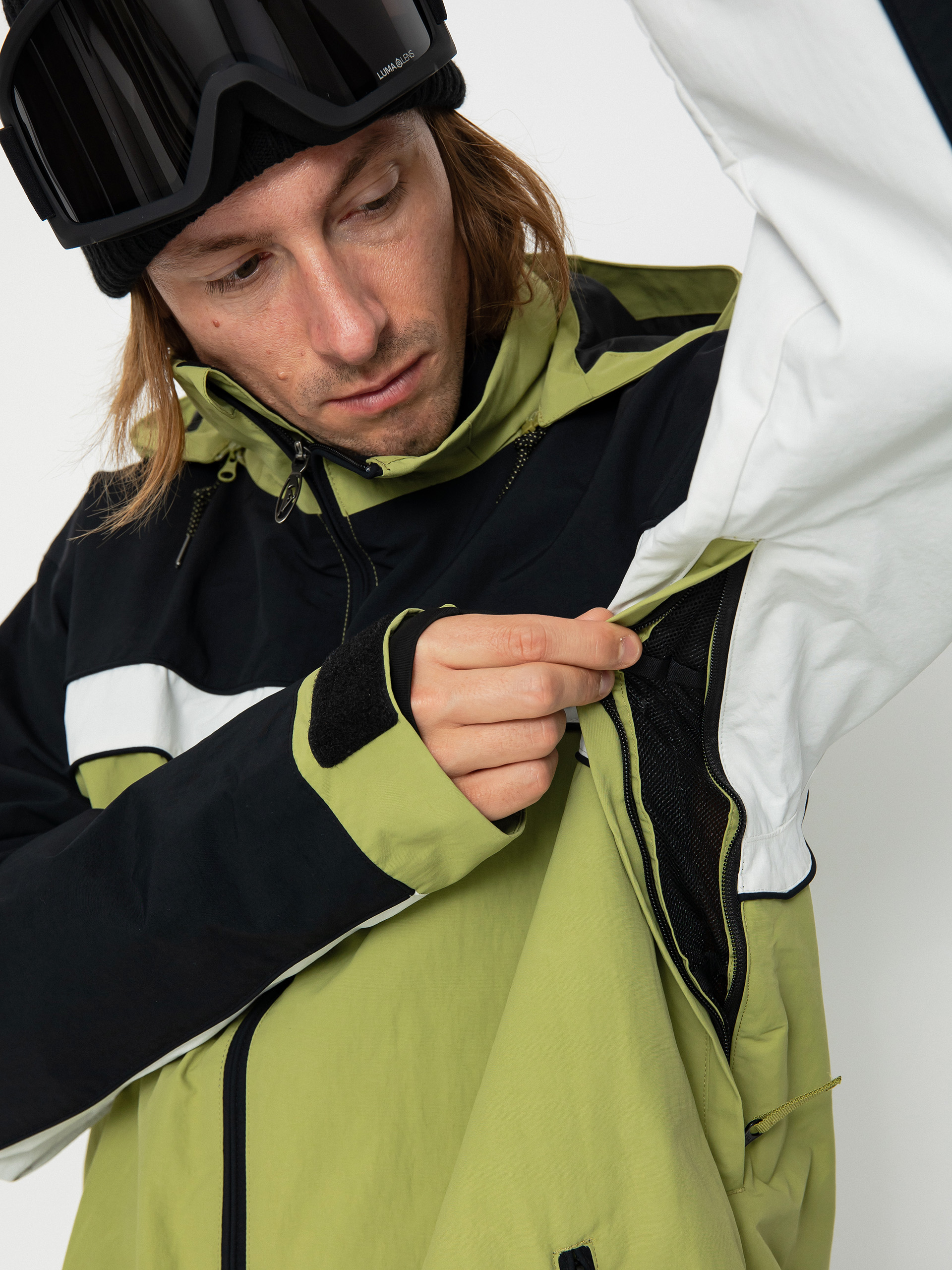 Męska Kurtka snowboardowa Quiksilver Live Wire (green olive)