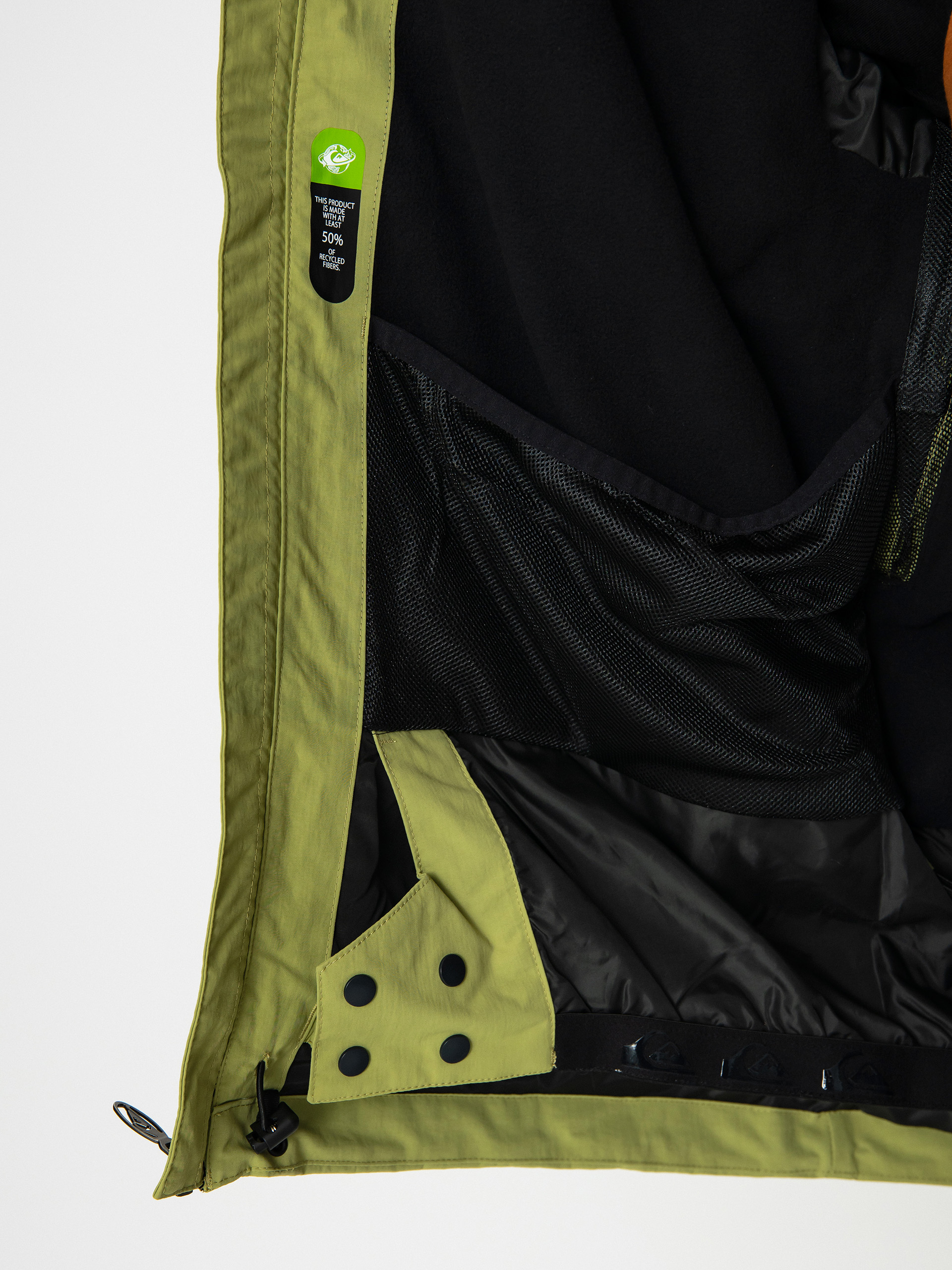 Męska Kurtka snowboardowa Quiksilver Live Wire (green olive)