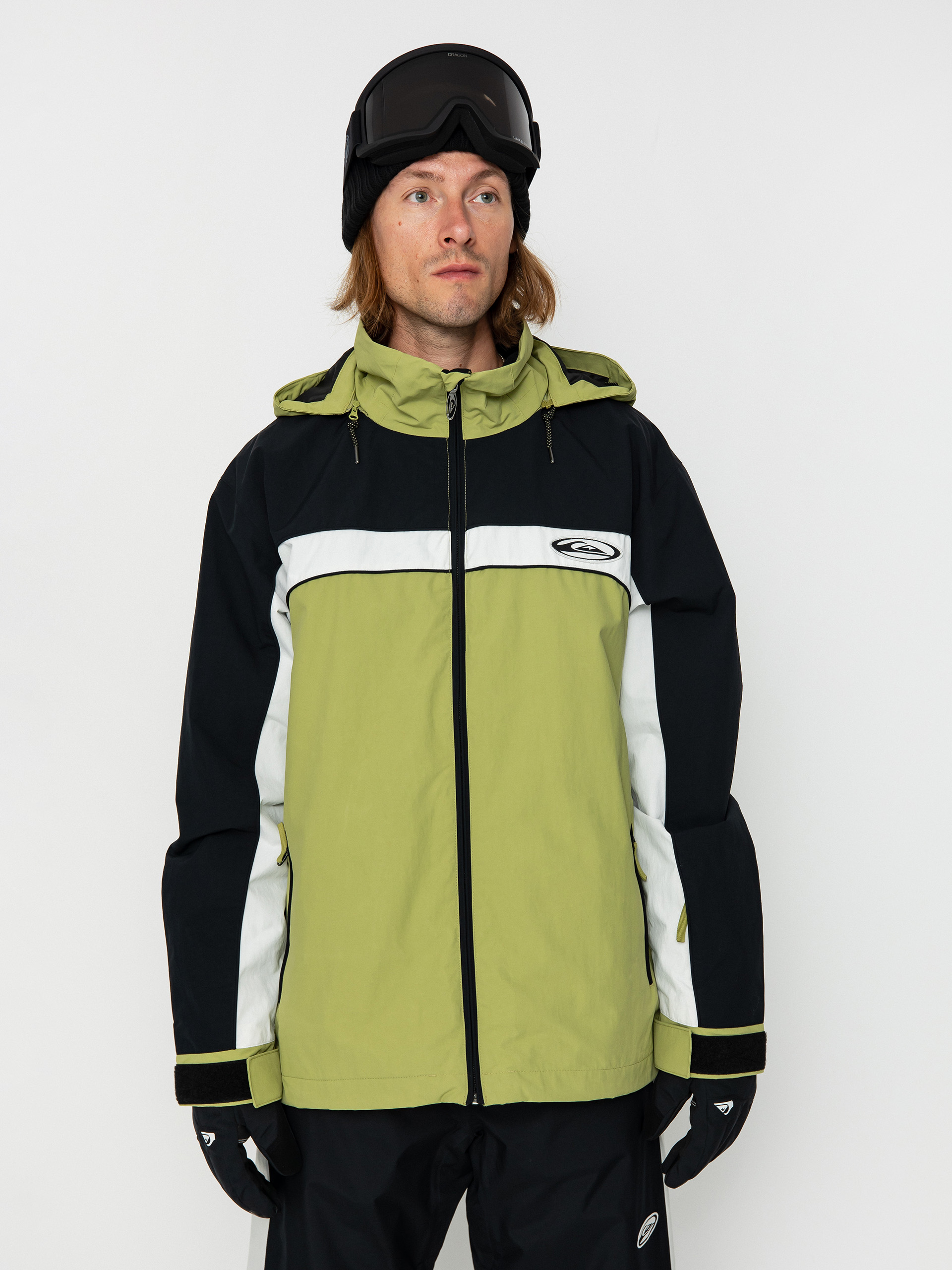 Męska Kurtka snowboardowa Quiksilver Live Wire (green olive)