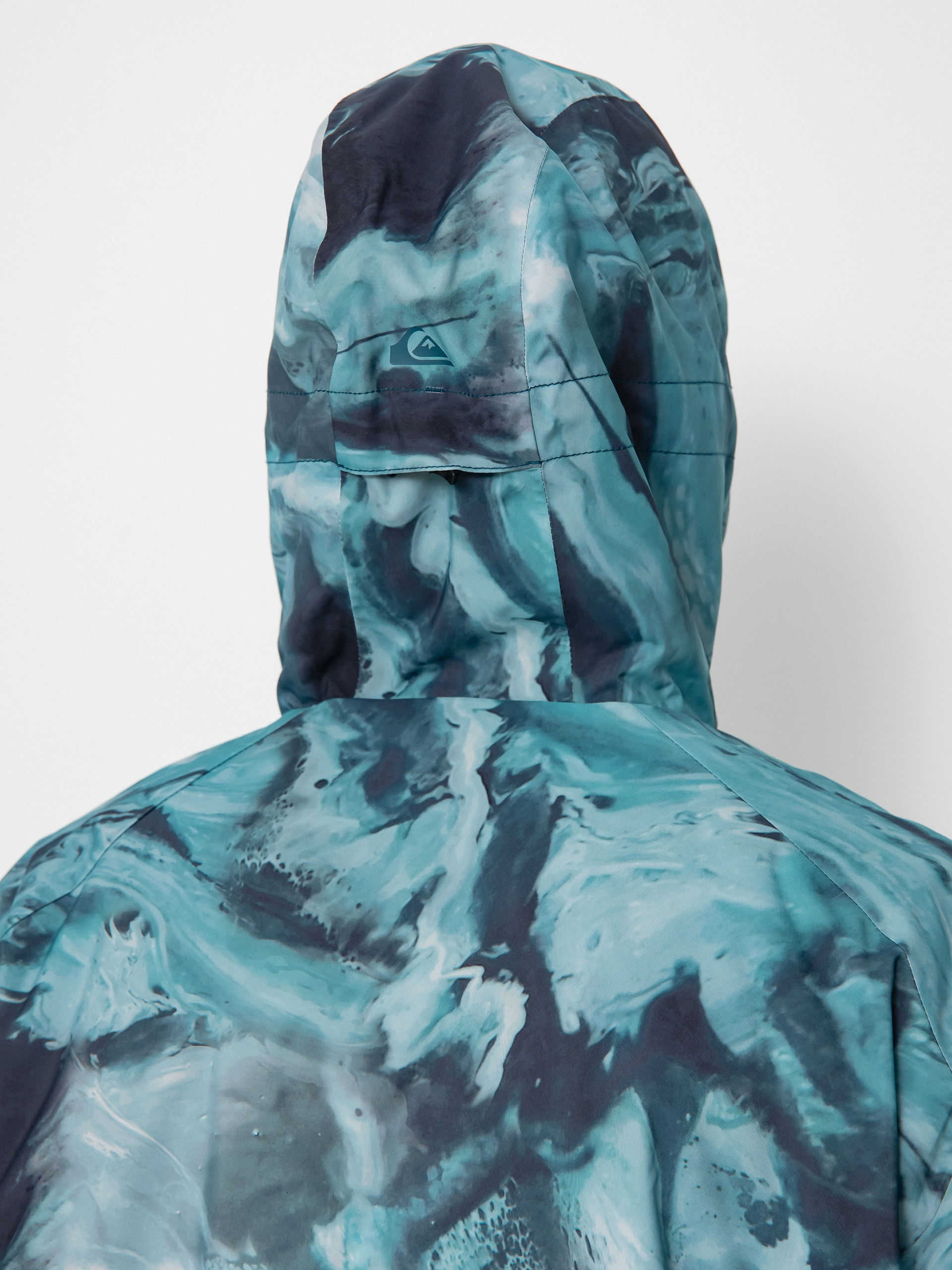 Męska Kurtka snowboardowa Quiksilver Mission Printed Block (resin tint majolica blue)