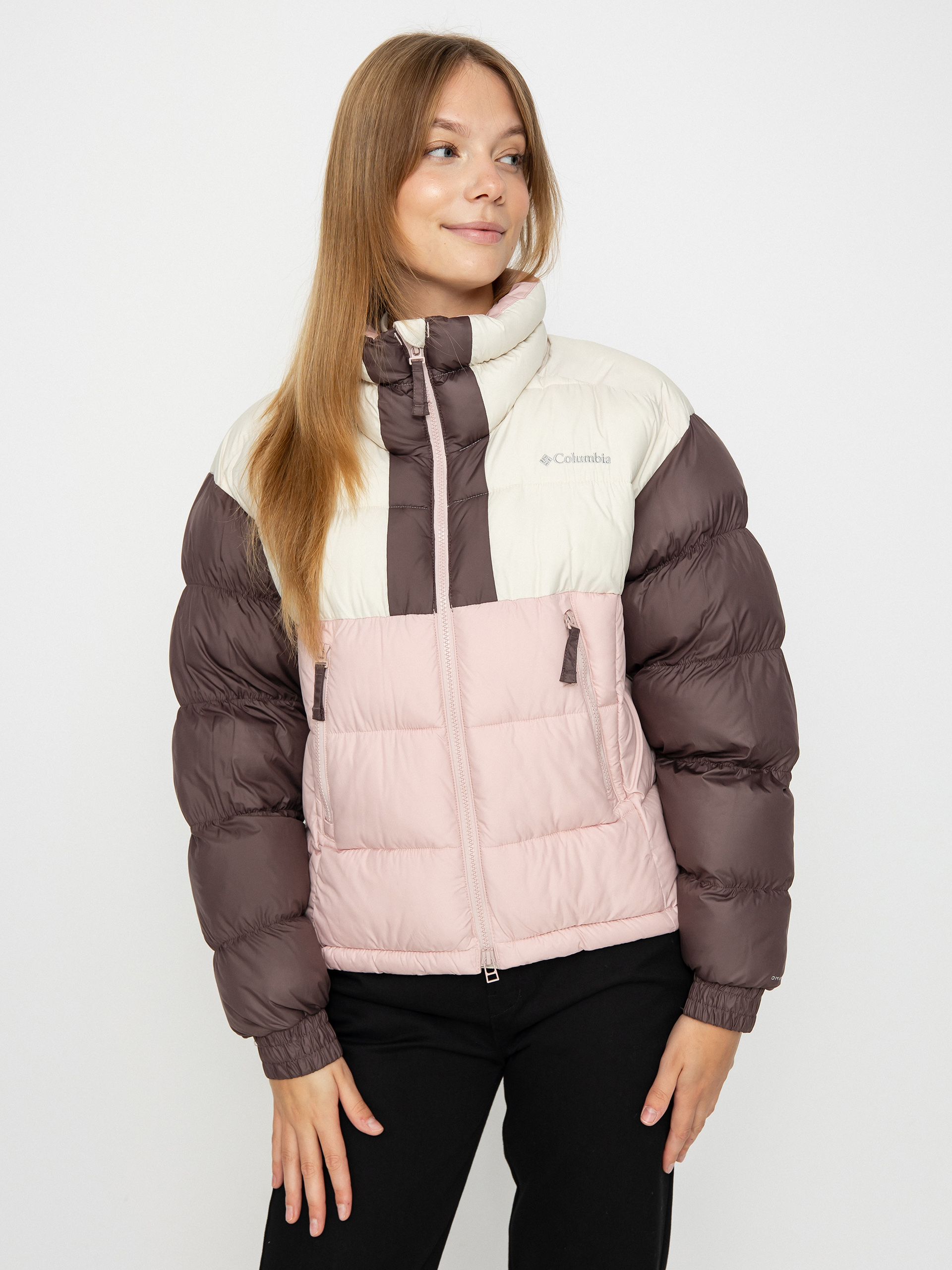 Kurtka Columbia Pike Lake II Cropped Wmn (dusty pink/chalk/basalt)