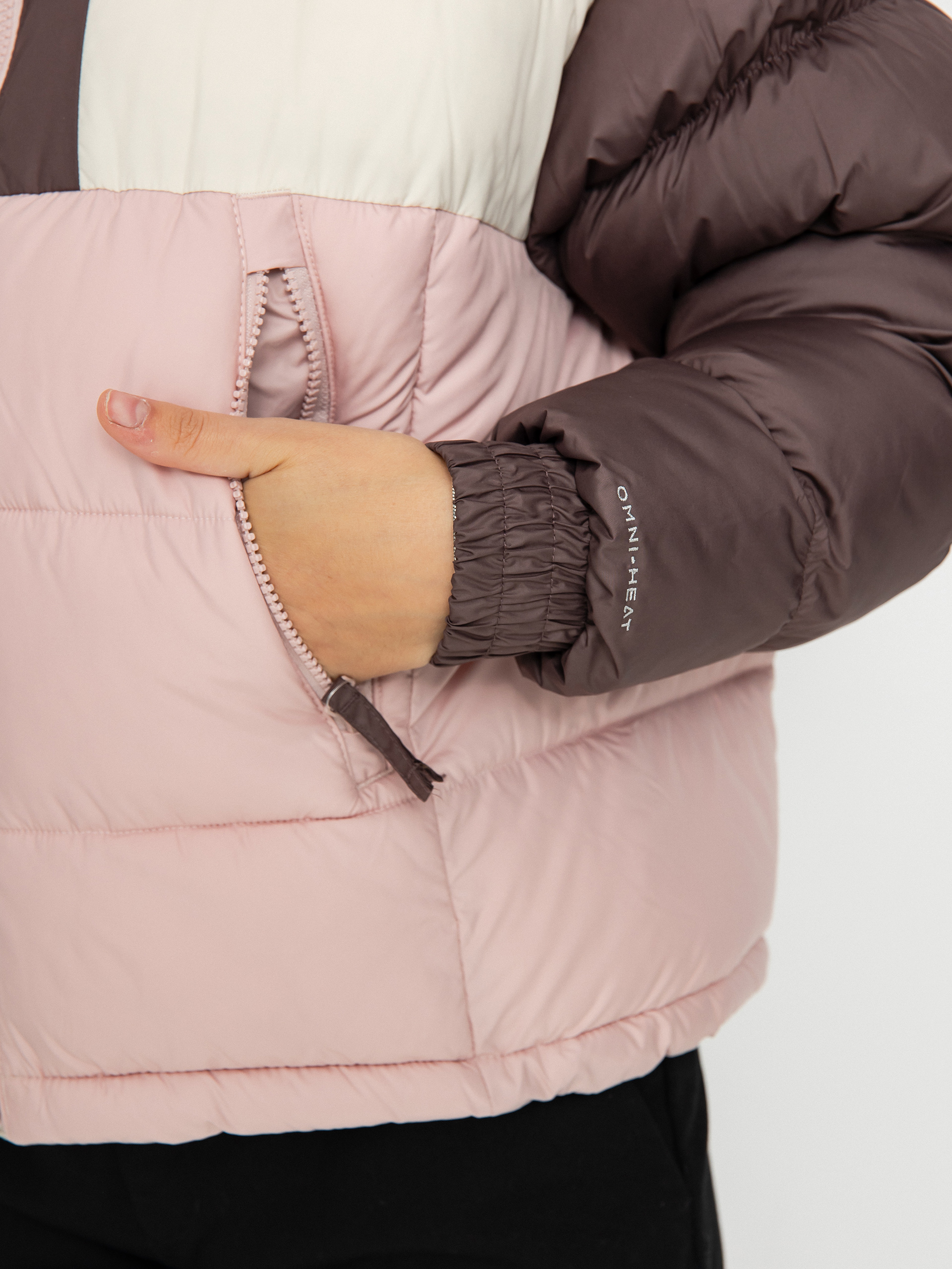 Kurtka Columbia Pike Lake II Cropped Wmn (dusty pink/chalk/basalt)