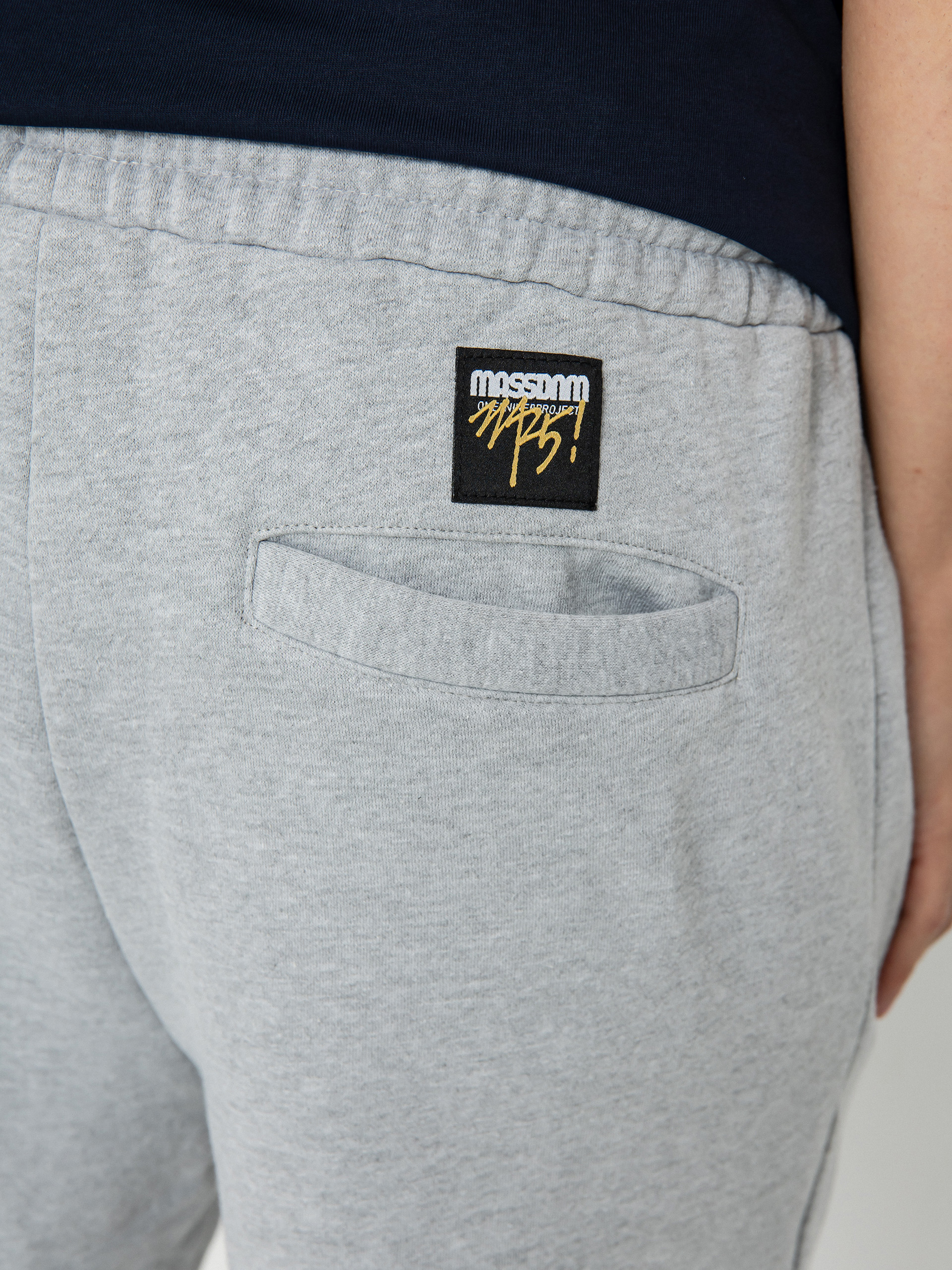 Spodnie MassDnm Patch Straight Fit (light heather grey)