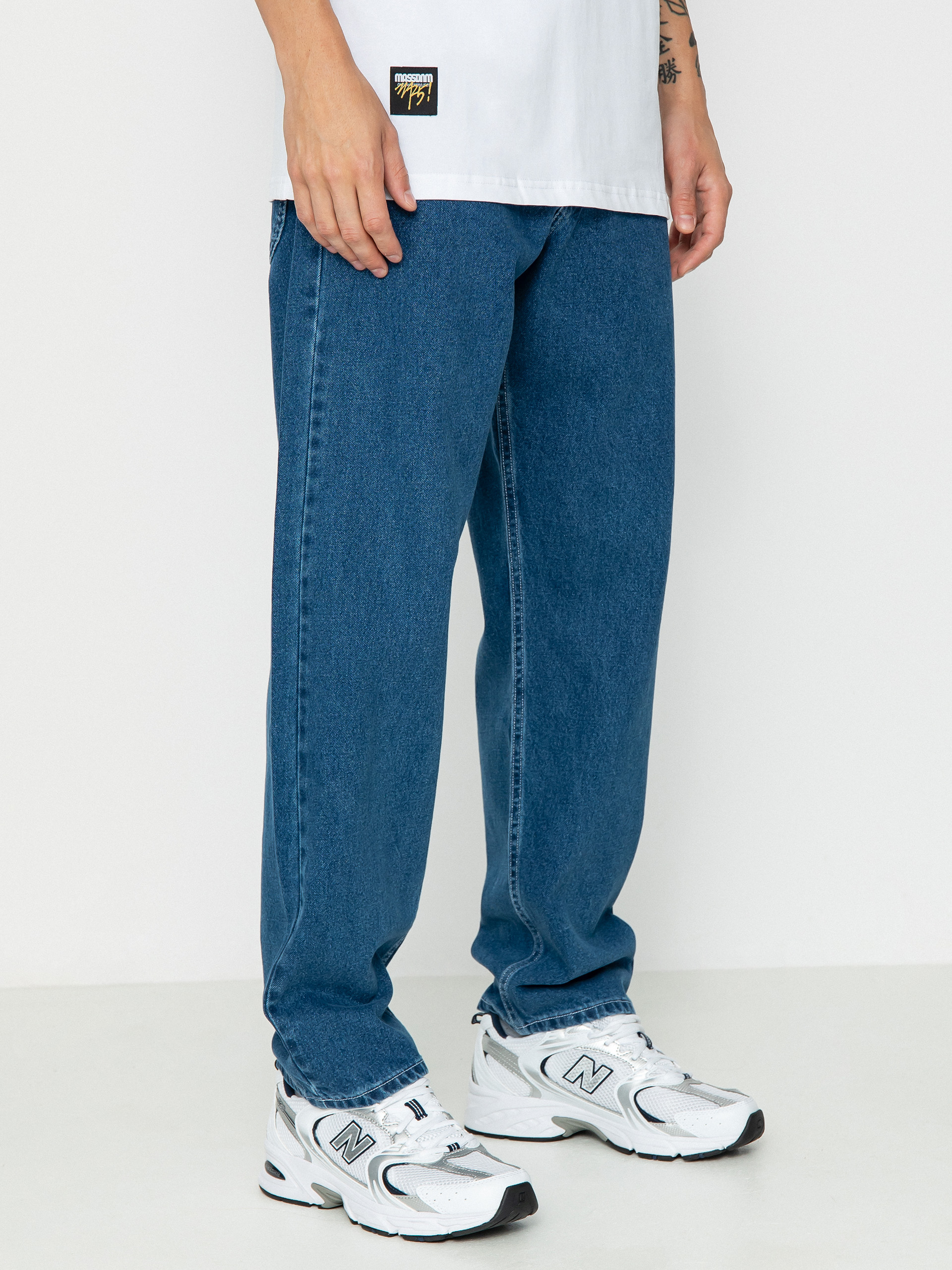Spodnie MassDnm Craft Jeans Baggy Fit (blue)