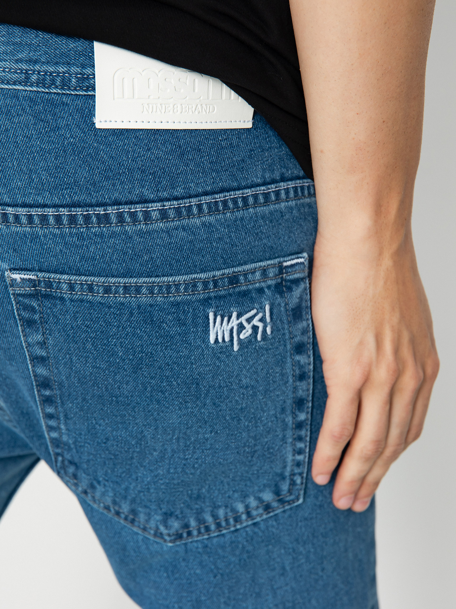 Spodnie MassDnm Signature 2.0 Jeans Tapered Fit (blue)