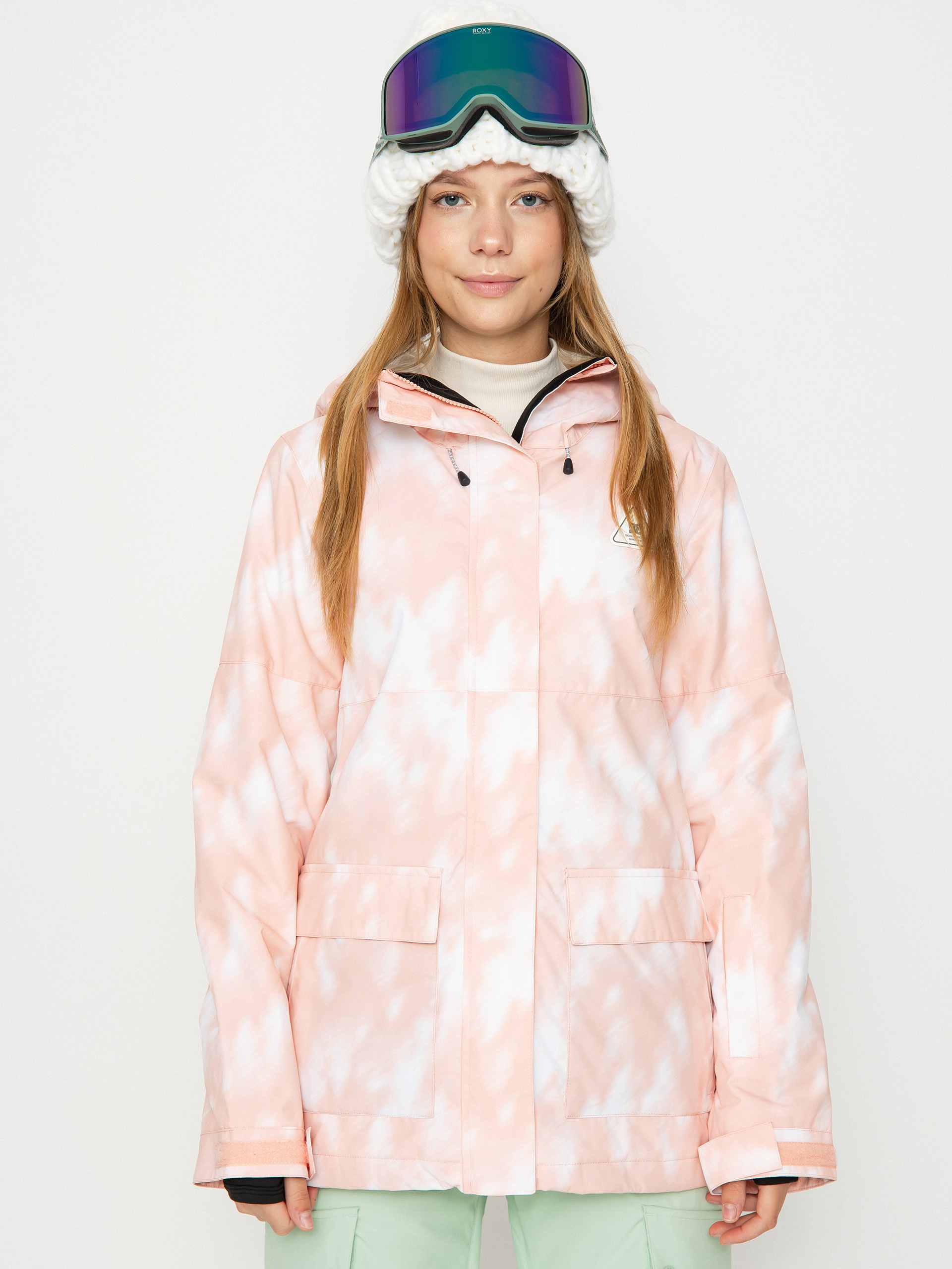 Damska Kurtka snowboardowa DC Cruiser (pink tree runs)
