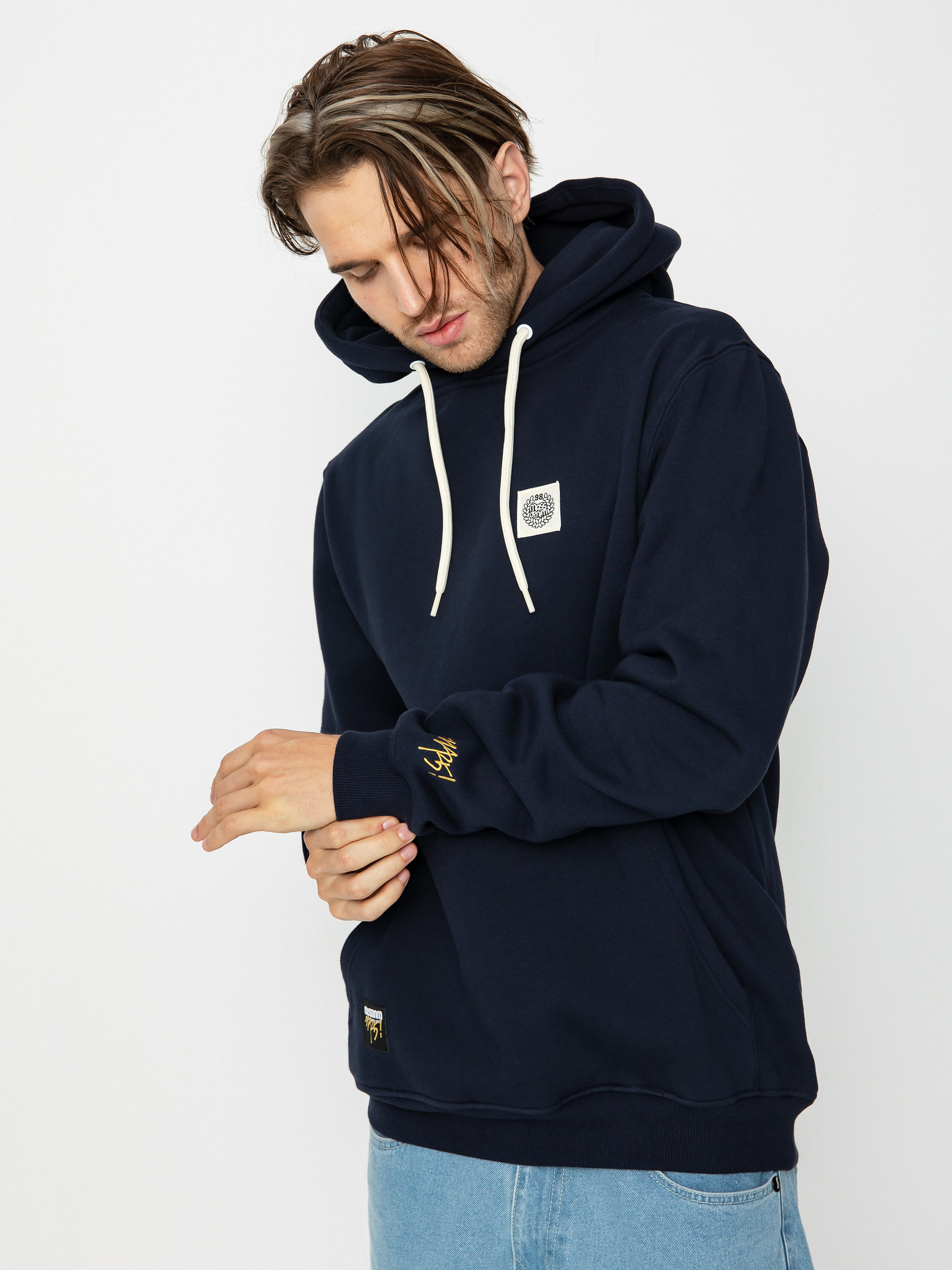 Bluza z kapturem MassDnm Patch HD (navy)